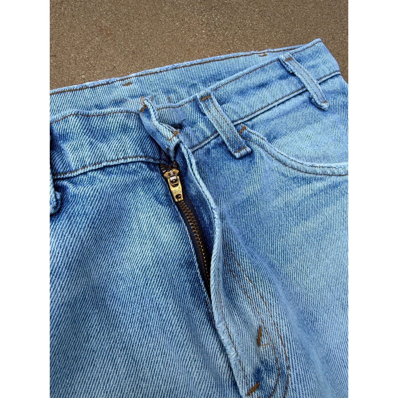 Levi's Vtg 80's Levi's 684 Orange Tab Bellbottom Flare Jeans 30x33 Size US 30 / EU 46 - 5 Thumbnail