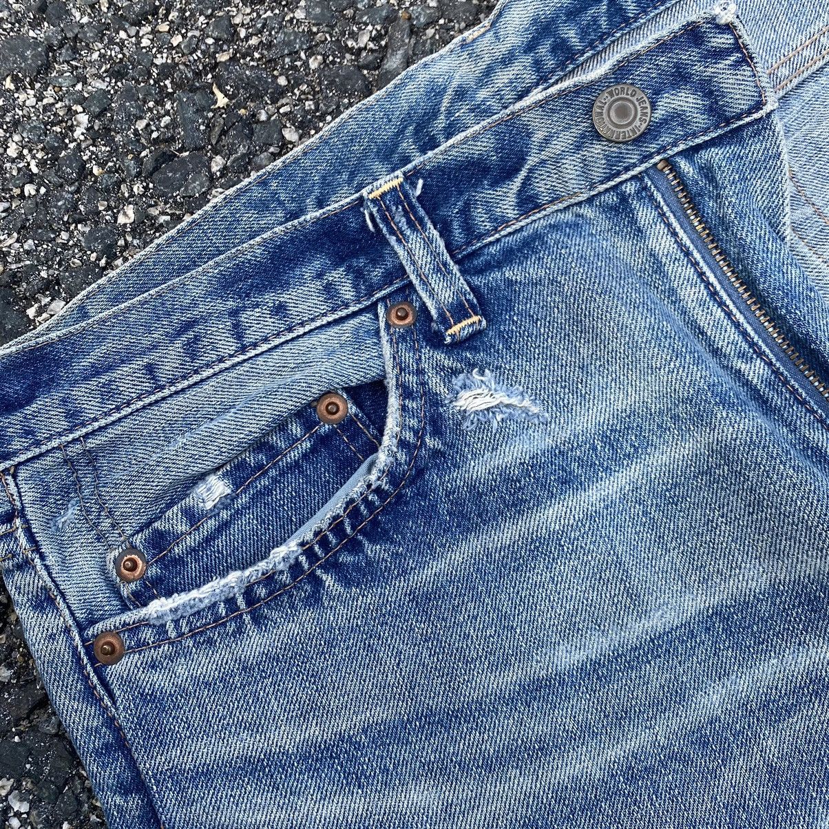 Japanese Brand Distressed Japanese Brand Denim Jeans Size US 32 / EU 48 - 10 Thumbnail