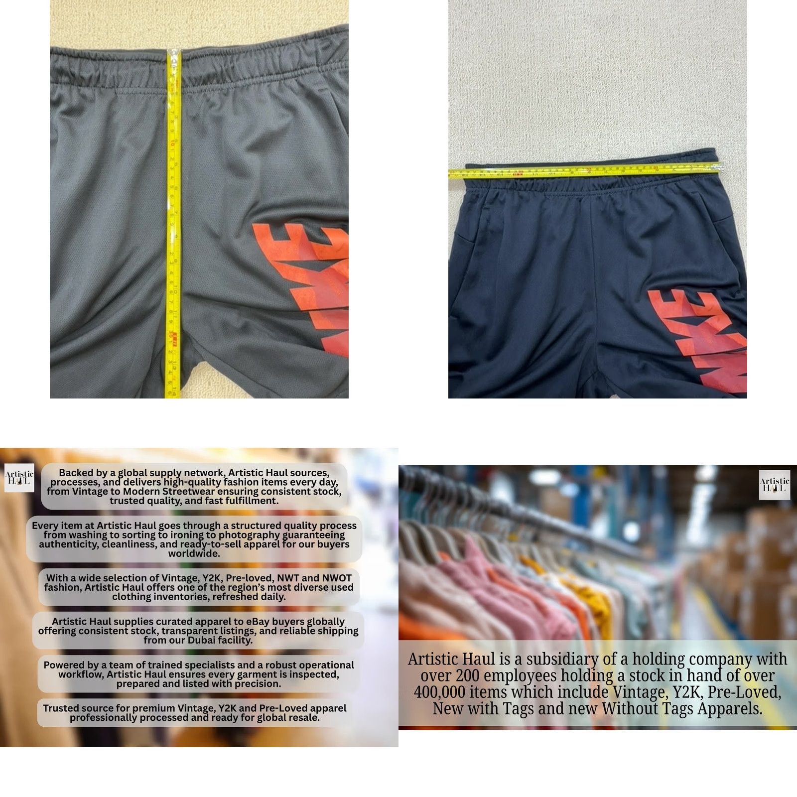 Nike Nike Men’s Grey Dri-FIT Polyester Shorts M Drawstring Size US 31 - 8 Thumbnail