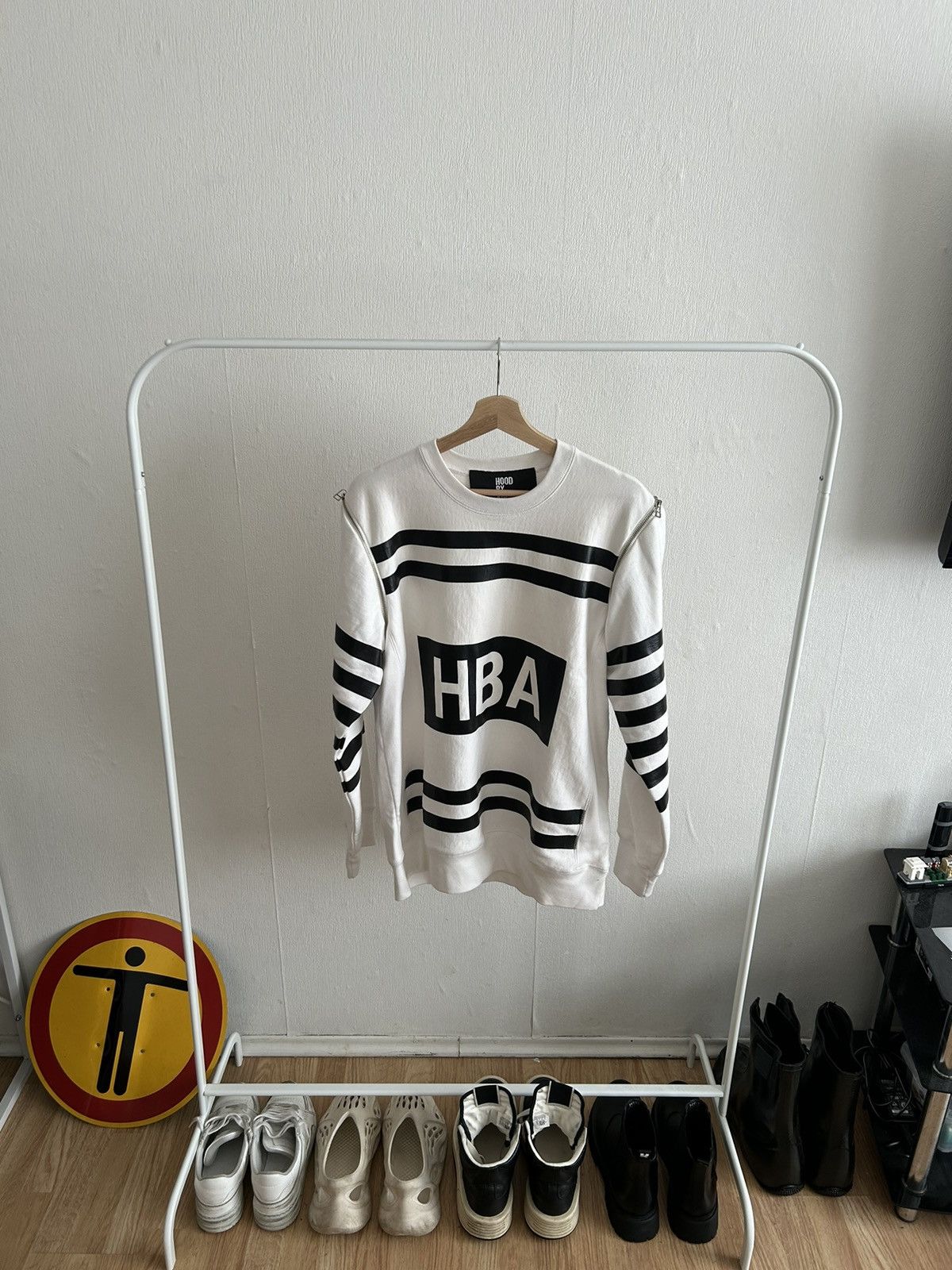 Camicia HBA (Hood By Air) Nera Taglia L Uomo – Anonymous Club – Made In USA – Usata Like New