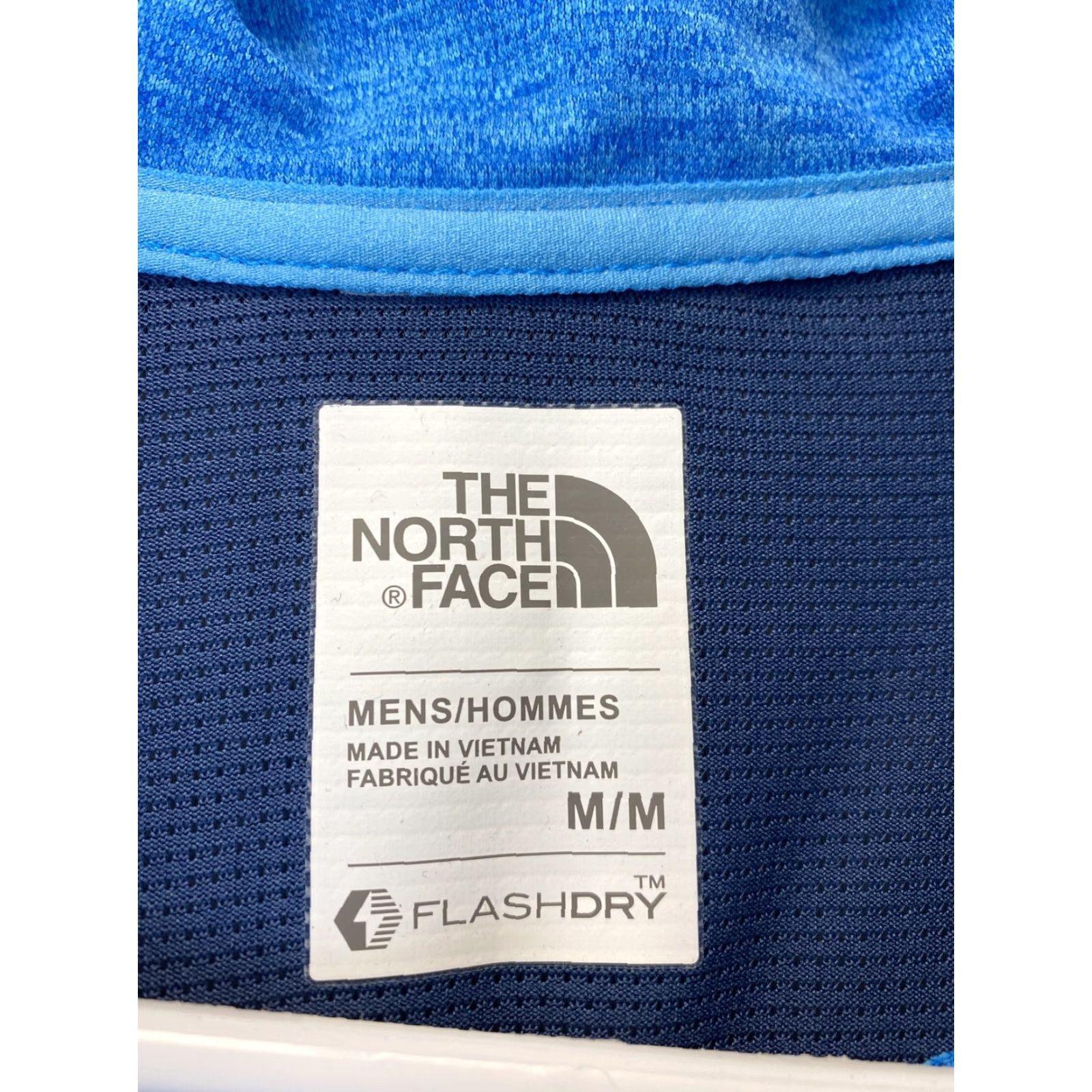 The North Face The North Face 1/4 Zip Sweater Mens M Blue Colorblock Logo Zipper Fleece Long Sleeve Size US M / EU 48-50 / 2 - 5 Thumbnail