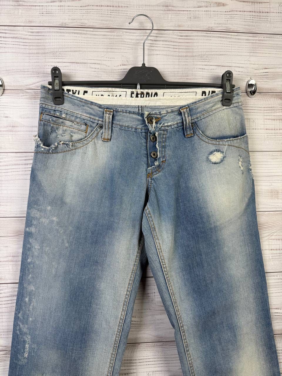 Dolce & Gabbana Vintage Dolce Gabbana Jeans Big Logo Washed Distressed Japan Size US 31 - 3 Thumbnail