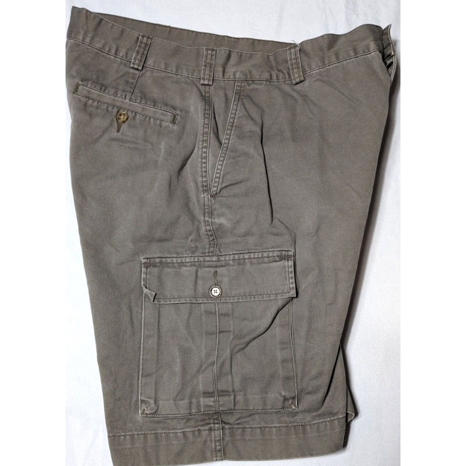 Jos. A. Bank JOS. A. BANK Men Cargo Shorts 10" 38 Taupe 100% Cotton Brown Regular Size Size US 38 / EU 54 - 2 Thumbnail