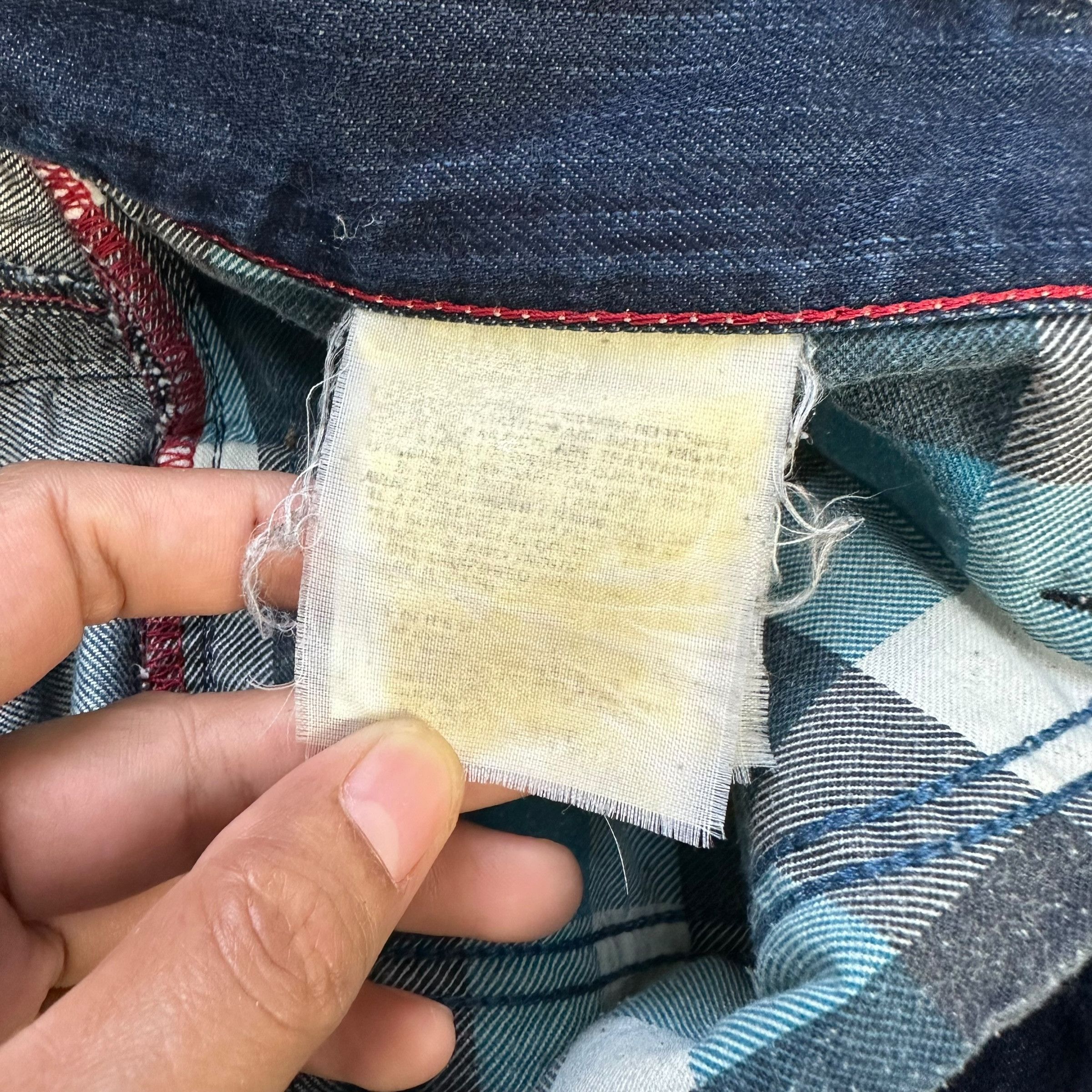 Replay REPLAY R81 Asolo Italy Trashed Washed Denim Pant #A58-1330 Size US 30 / EU 46 - 11 Thumbnail