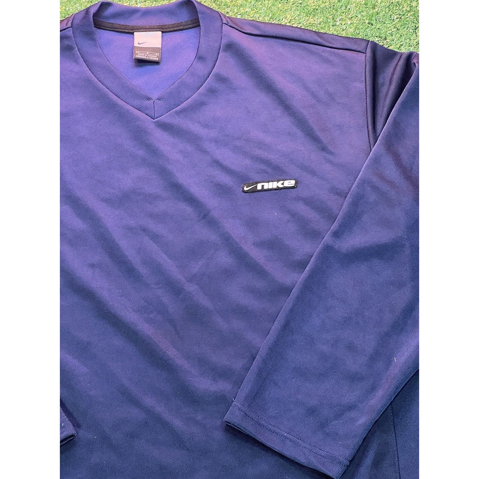 Nike Vintage Nike Sportswear Y2K Blue Mens Long sleeve jersey LG Size US L / EU 52-54 / 3 - 2 Thumbnail