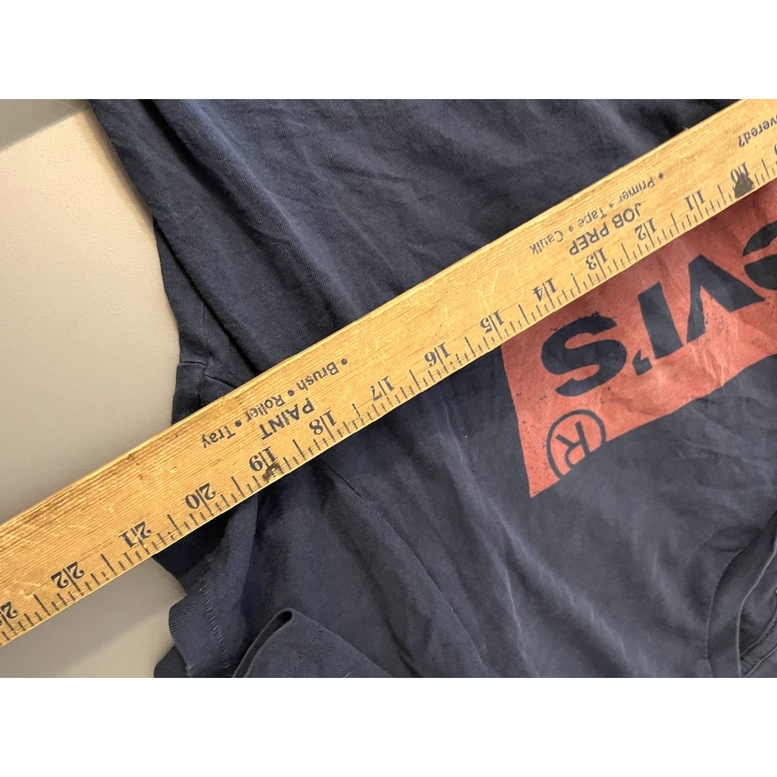 Logo 7 VINTAGE Levi's Retro Cotton Tee Shirt Adult Large Blue Logo Mens Size US L / EU 52-54 / 3 - 5 Thumbnail