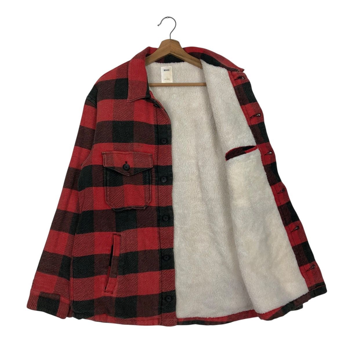 Japanese Brand 🔥VINTAGE FLANNEL JACKET BLANKET RHC TARTAN ISSEY MIYAKE Size US M / EU 48-50 / 2 - 13 Thumbnail