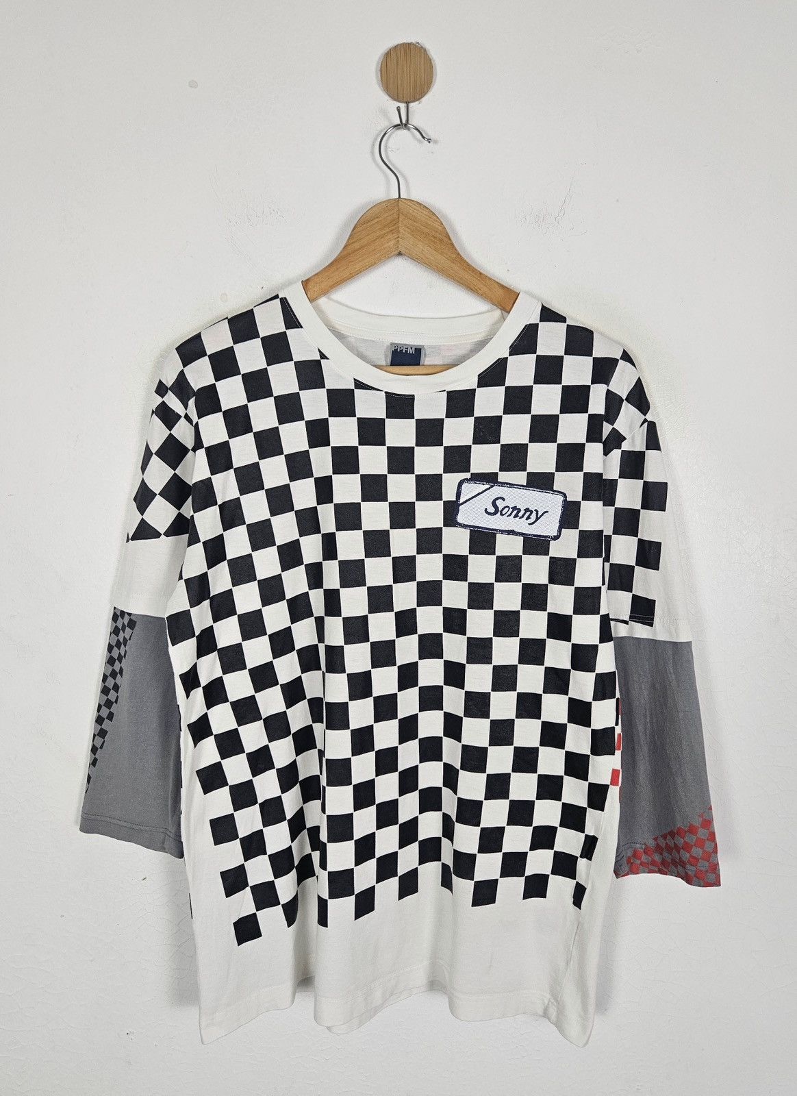 PPFM checkered Pennzoil parody Shirt
