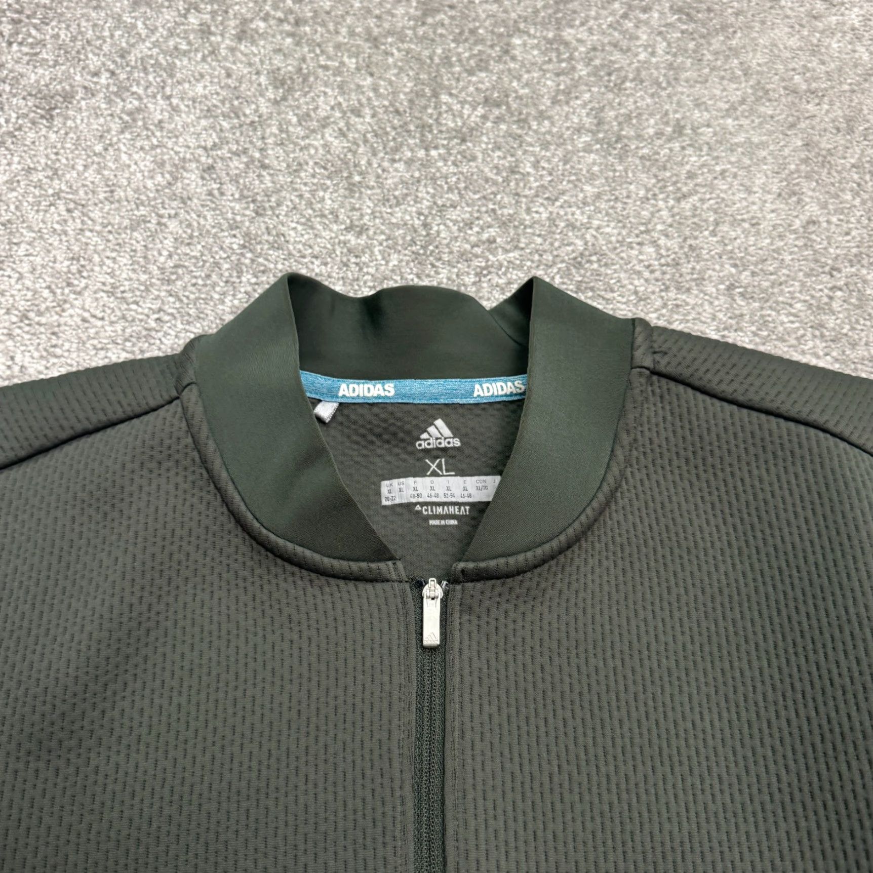Adidas Adidas Climaheat Jacket Men's XL Gray Full Zip Pockets | All Seasons Sport Golf CrossFit Gym Performance Athletic Coat Size US XL / EU 56 / 4 - 6 Thumbnail