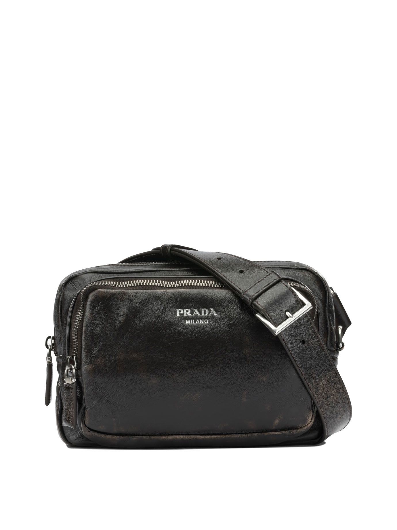 Prada Prada Small Leather Crossbody Bag tag size UNI Men - USA Duties Paid Size ONE SIZE - 1 Thumbnail