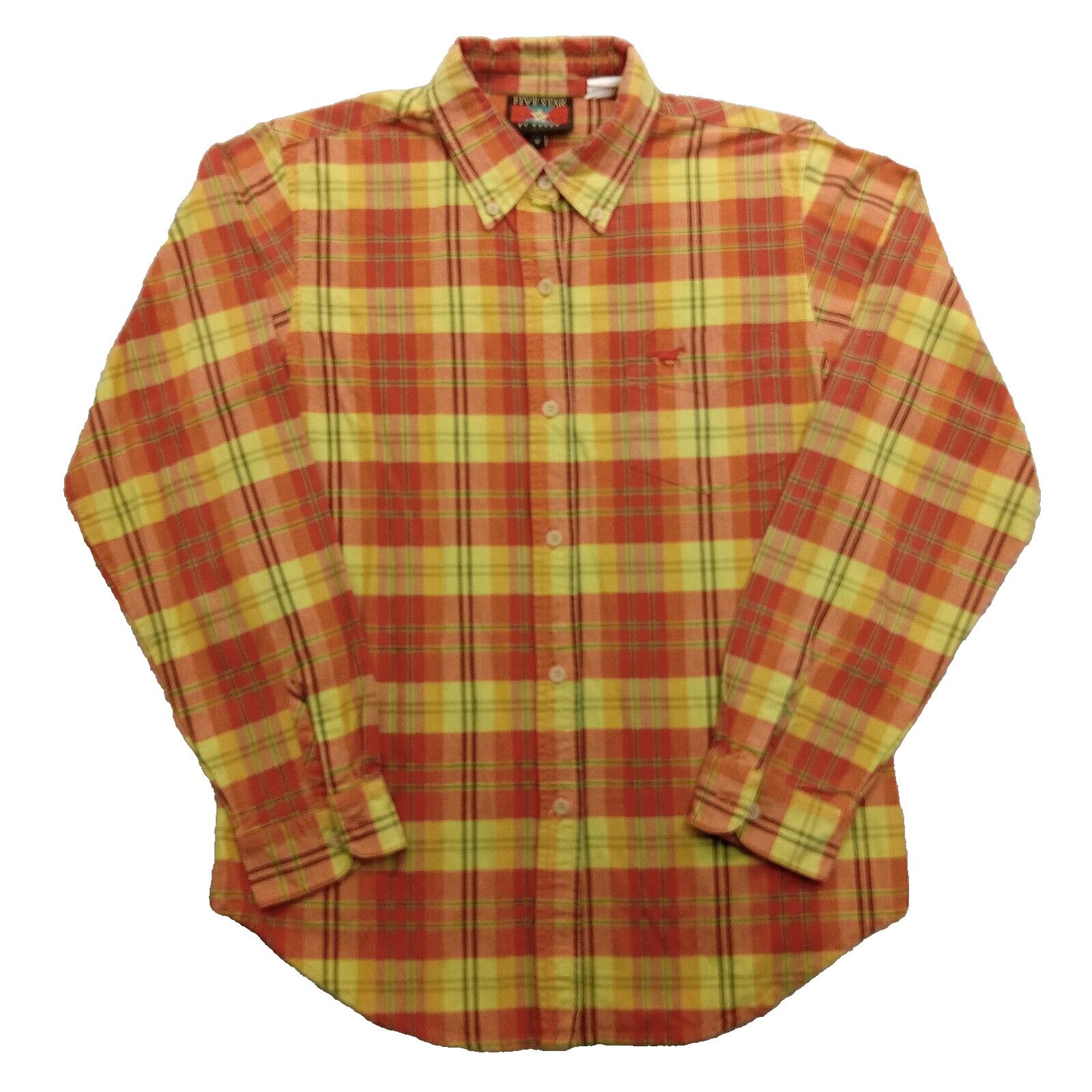 Roper Roper Shirt S Five Star Button Up Long Sleeve Pocket Plaid Size US S / EU 44-46 / 1 - 1 Thumbnail