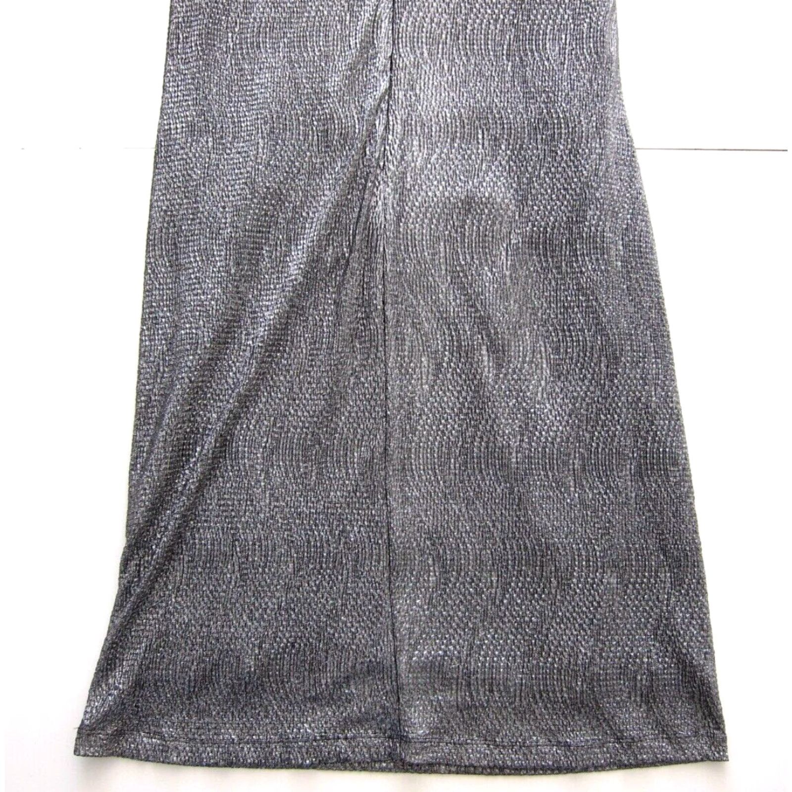 Vintage VINTAGE R&M Richards Silver Cap Sleeve Sheath Dress 12 Women's Dress Silver Ruched Stretch Cap Sleeve Midi Dress 12 Size XL / US 12-14 / IT 48-50 - 6 Thumbnail