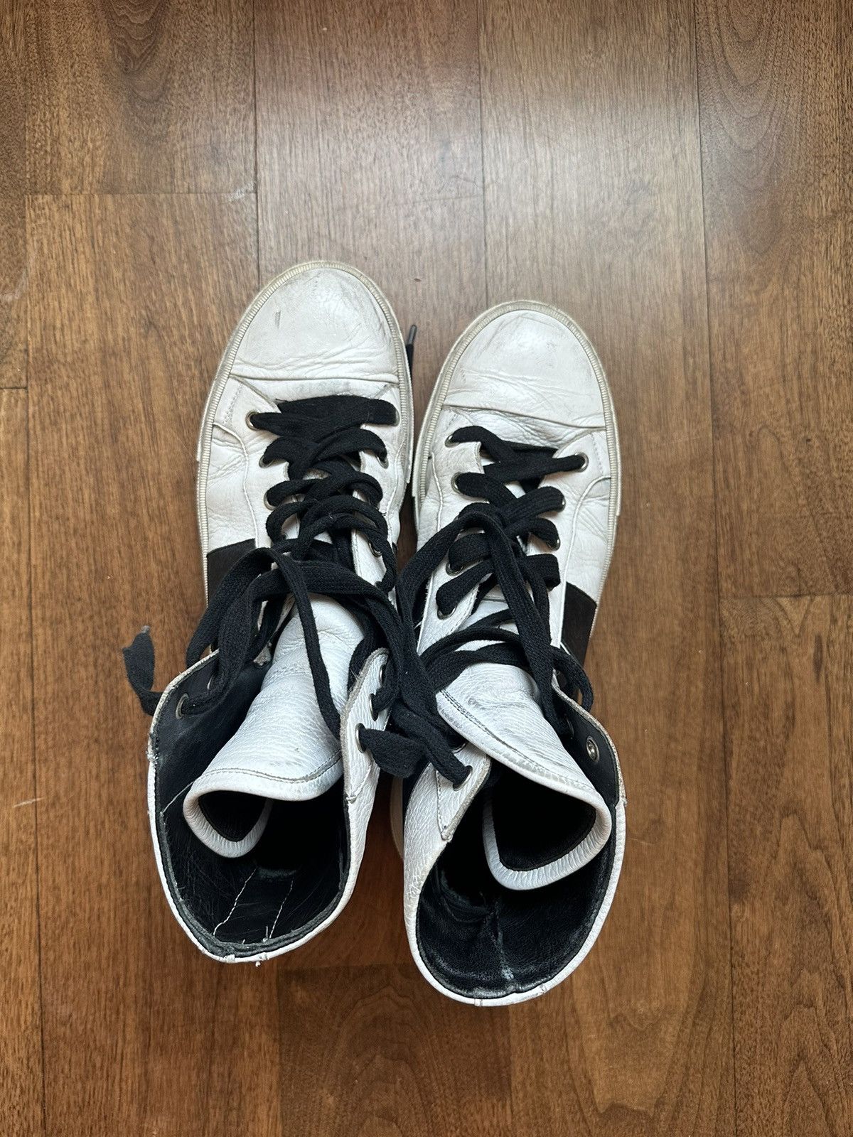 Amiri Amiri High Top Sneakers Size US 11.5 / EU 44-45 - 4 Thumbnail
