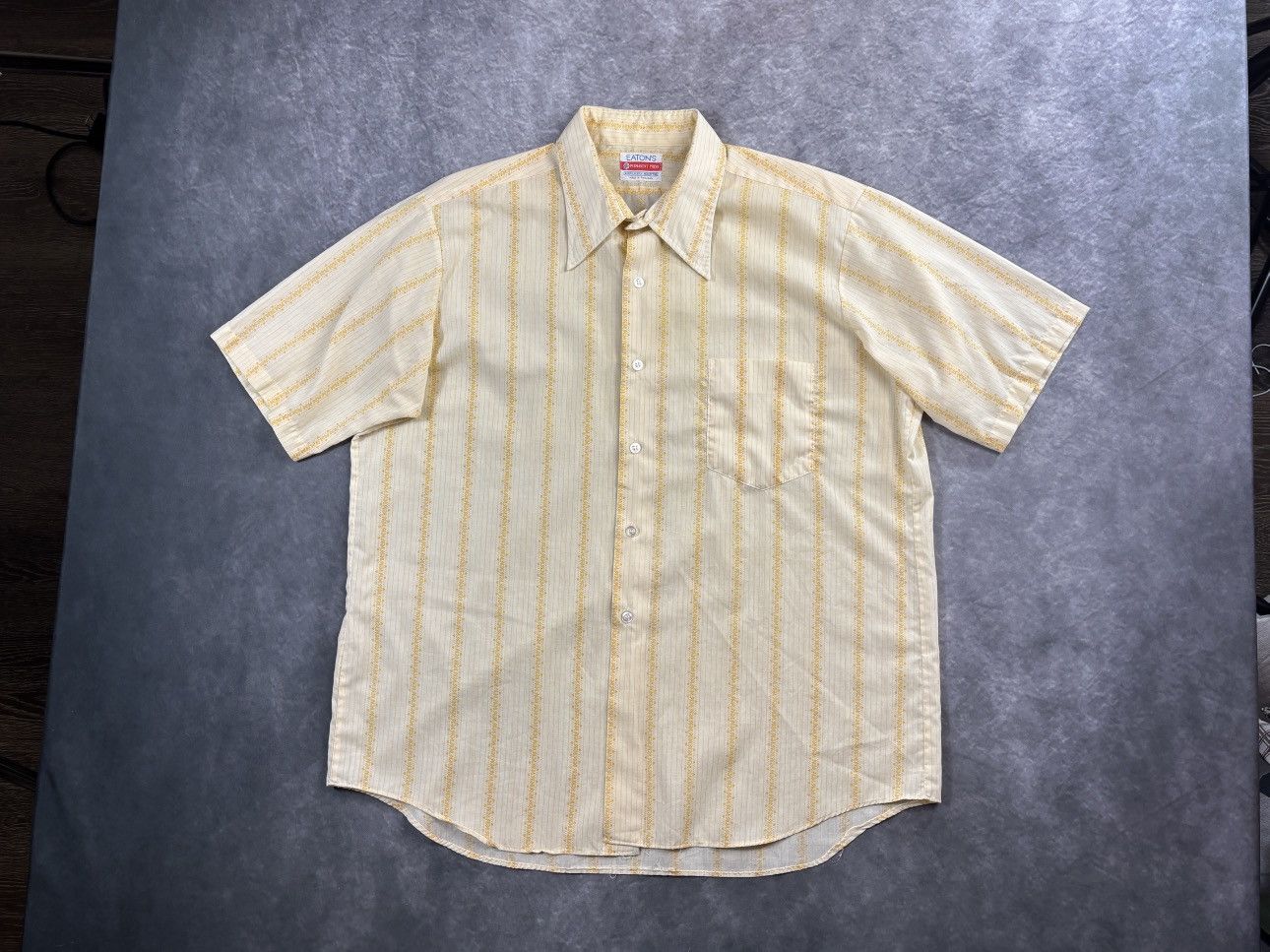 Vintage 1980s Vintage Eatons Perma Press Short Sleeve Shirt Plaid Size US M / EU 48-50 / 2 - 8 Thumbnail