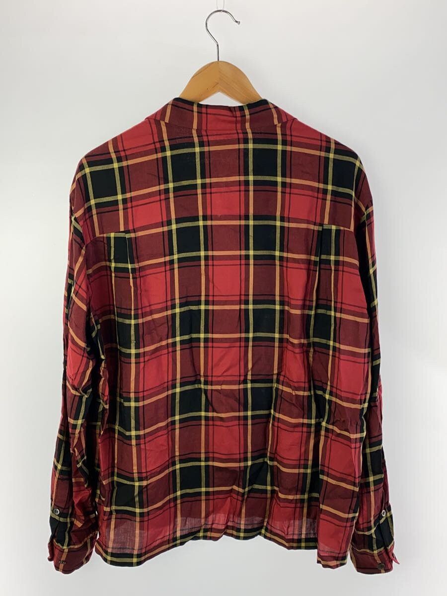 Undercover Undercover Check Rayon Long Sleeve Shirt Red