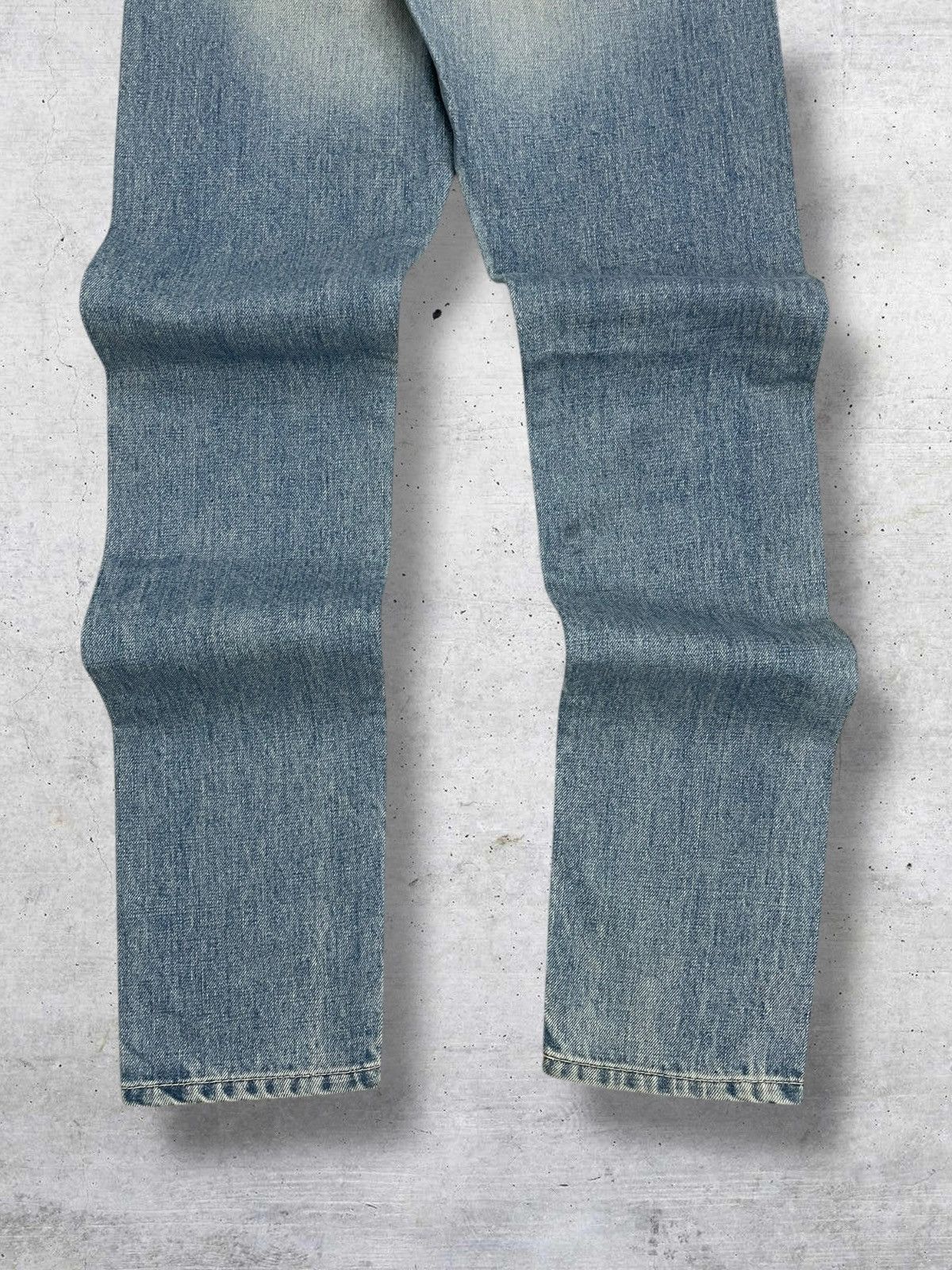 Japanese Brand VINTAGE JAPAN OG BLU BLUE 90S DESIGNER BLUE WASHED DENIM Size US 27 - 10 Thumbnail