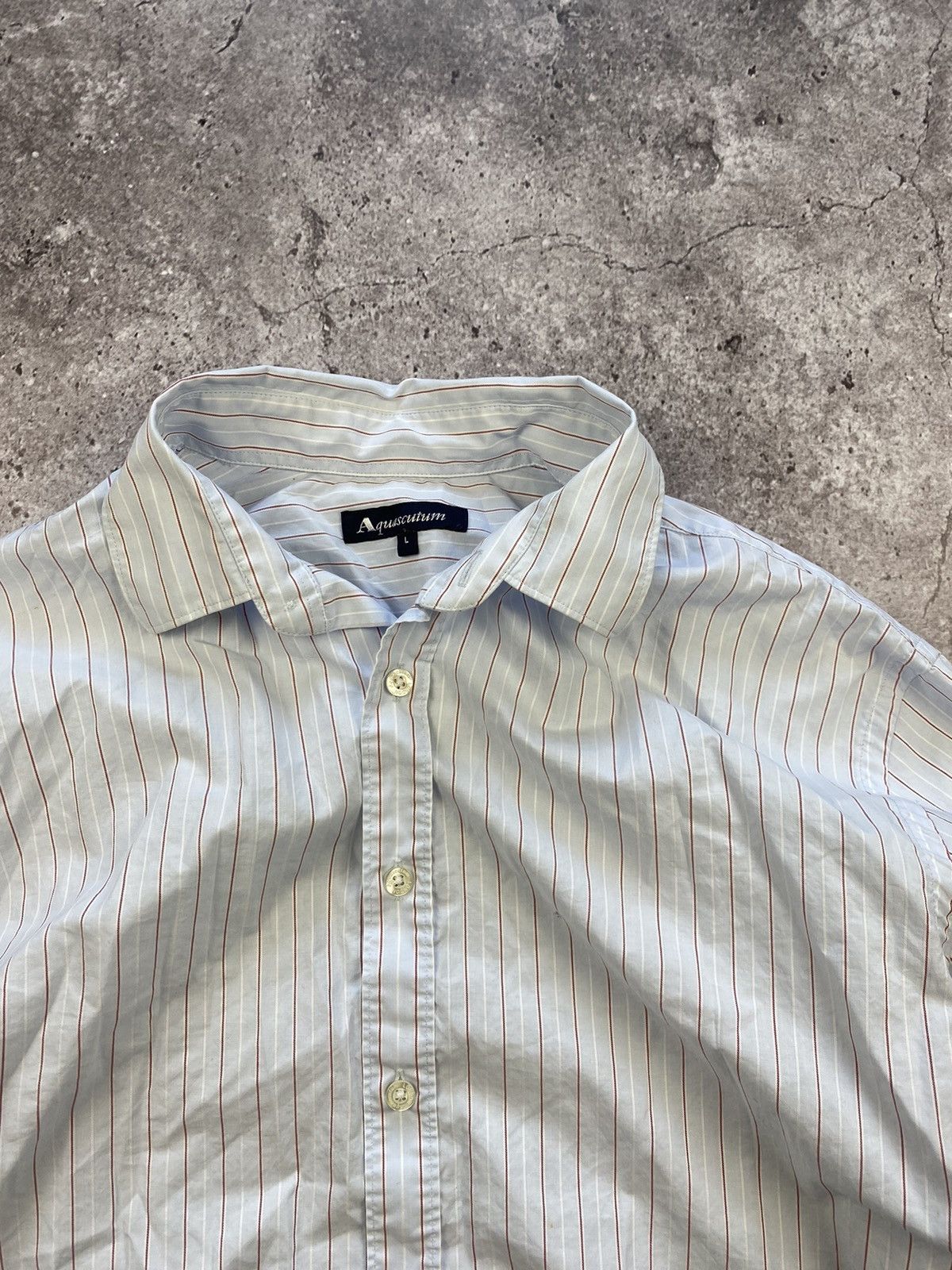 Aquascutum × Vintage Vintage Aquascutum Check Pocket Shirt Button Designer casual Size US L / EU 52-54 / 3 - 3 Thumbnail