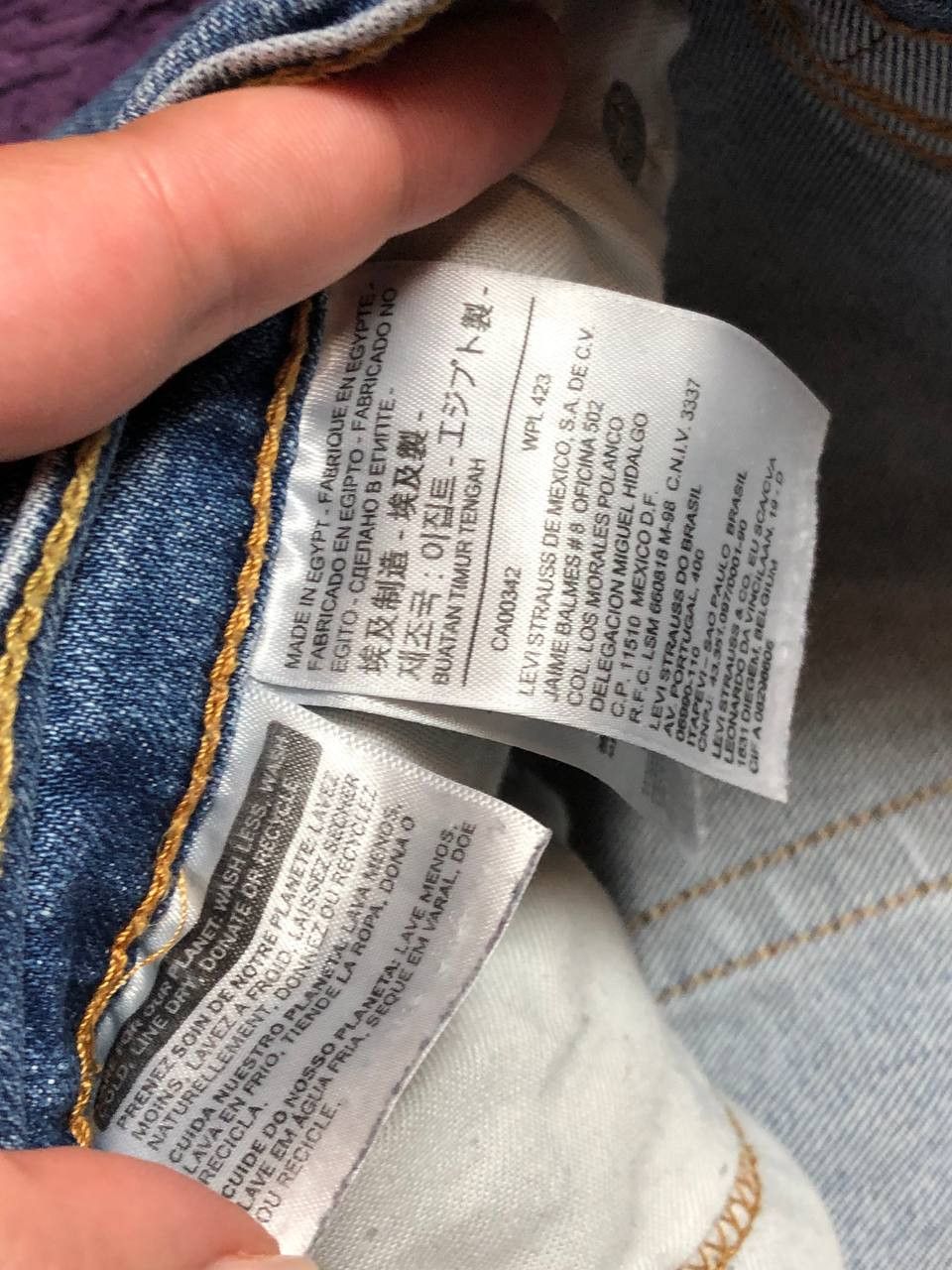 Levi's LEVIS Men’s Straight Fit Denim Jeans Everyday Wear W34 L32 Size US 34 / EU 50 - 2 Thumbnail