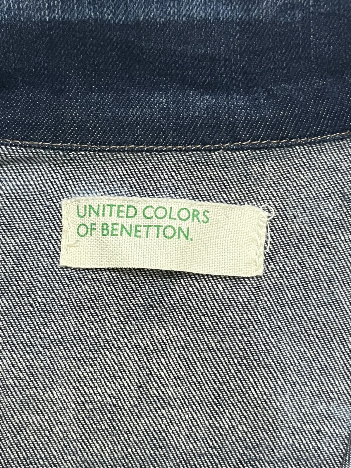 Other Benetton Denim Jacket Vintage Wash Made in Italy Size XS / US 0-2 / IT 36-38 - 7 Thumbnail