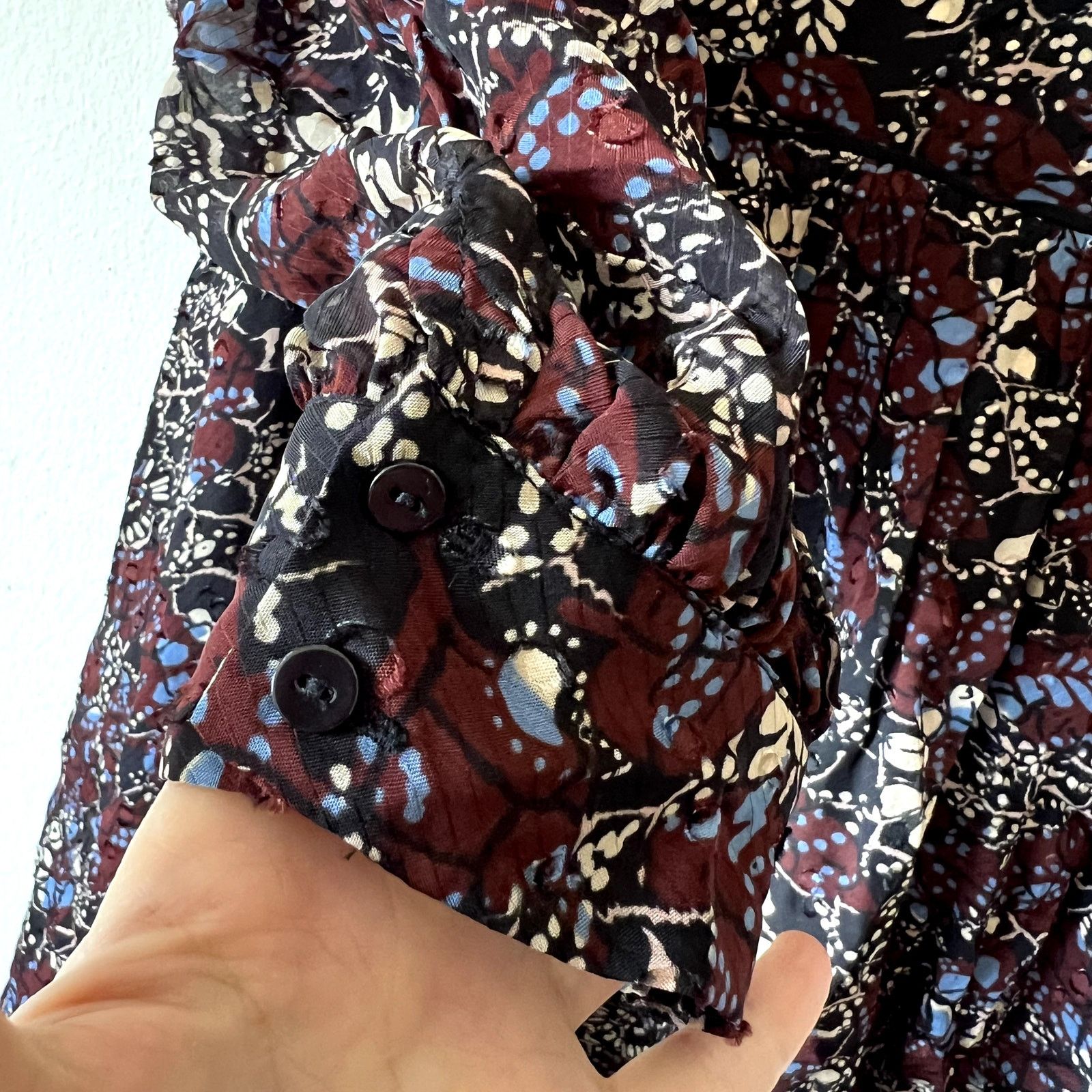 ba&sh ba&sh Giani Sheer Floral Mini dress size S C3 Size S / US 4 / IT 40 - 9 Thumbnail