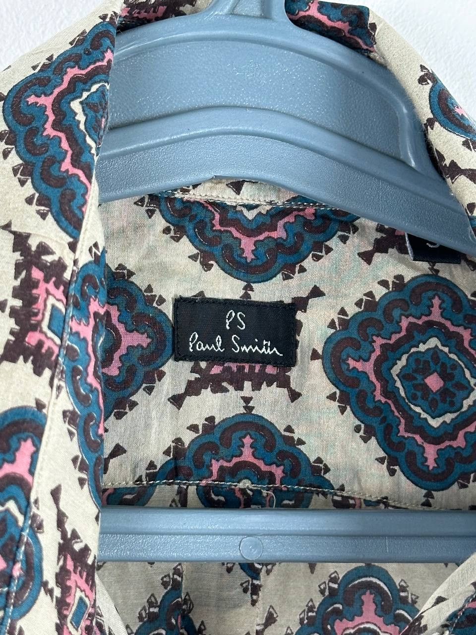 Designer × Paul Smith Paul Smith Silk Graphic Ornament Luxury Shirt Size US S / EU 44-46 / 1 - 8 Thumbnail
