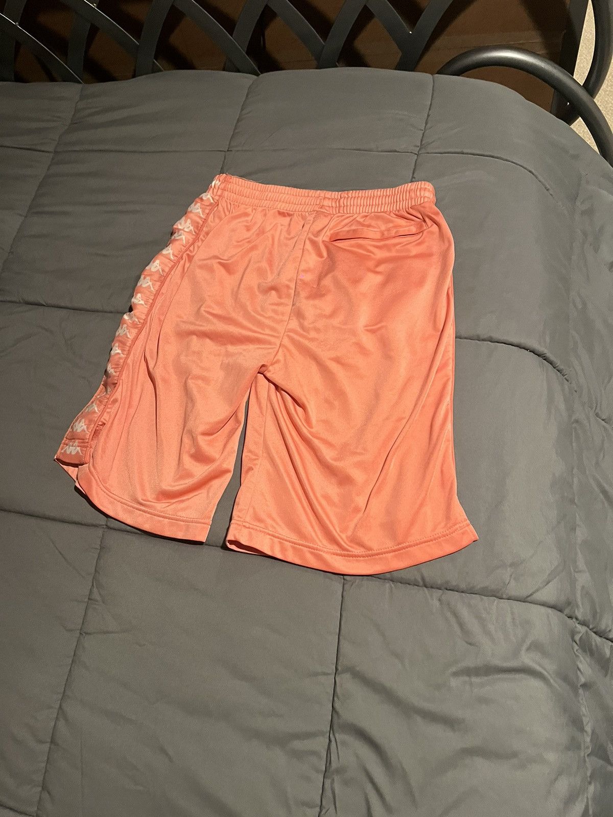 Kappa Kappa Logo Velour Shorts Size US 29 - 3 Thumbnail