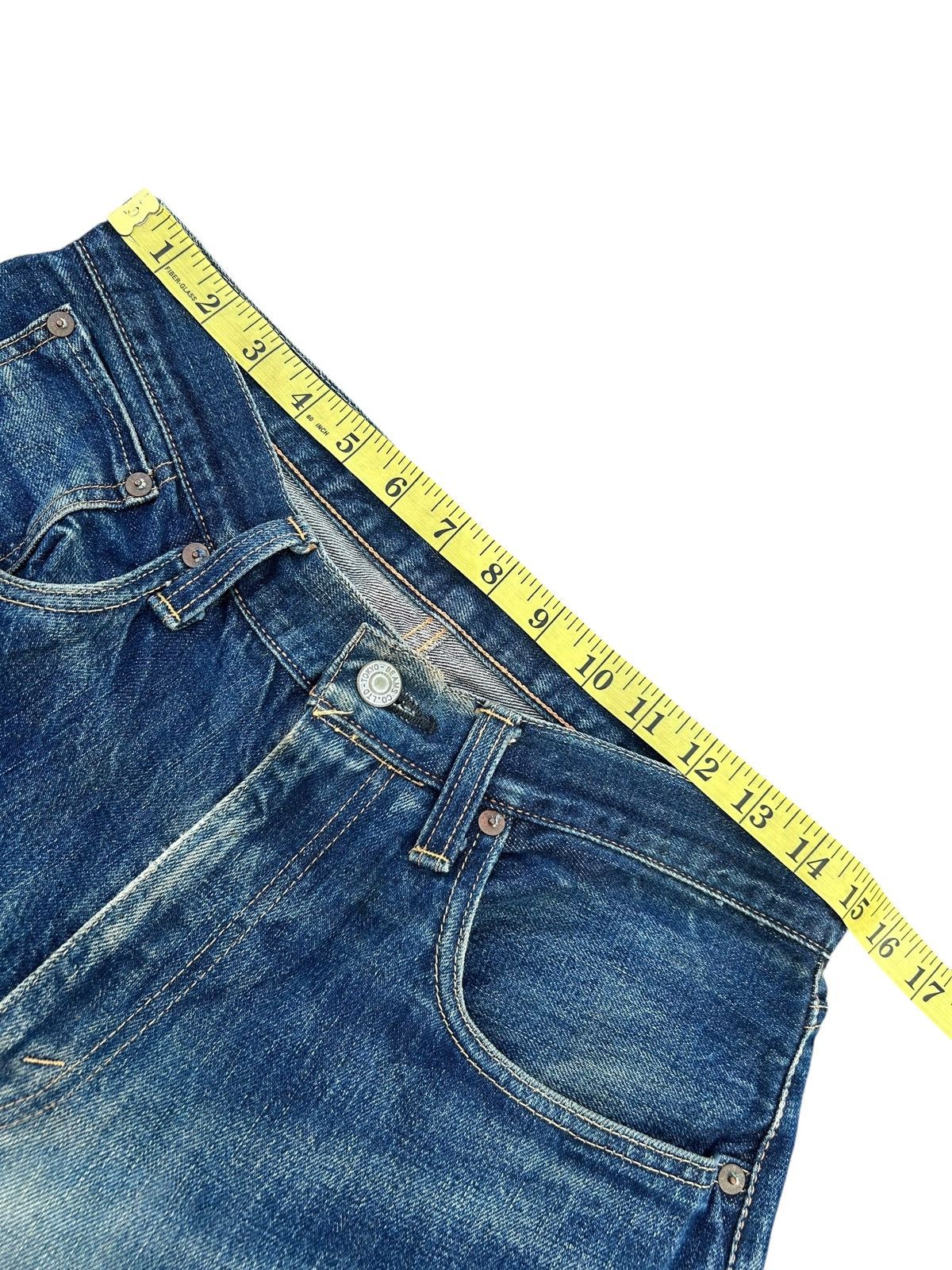 Kapital Vintage Japanese Brand Beams Selvedge Distressed Denim Jeans Size US 30 / EU 46 - 17 Thumbnail
