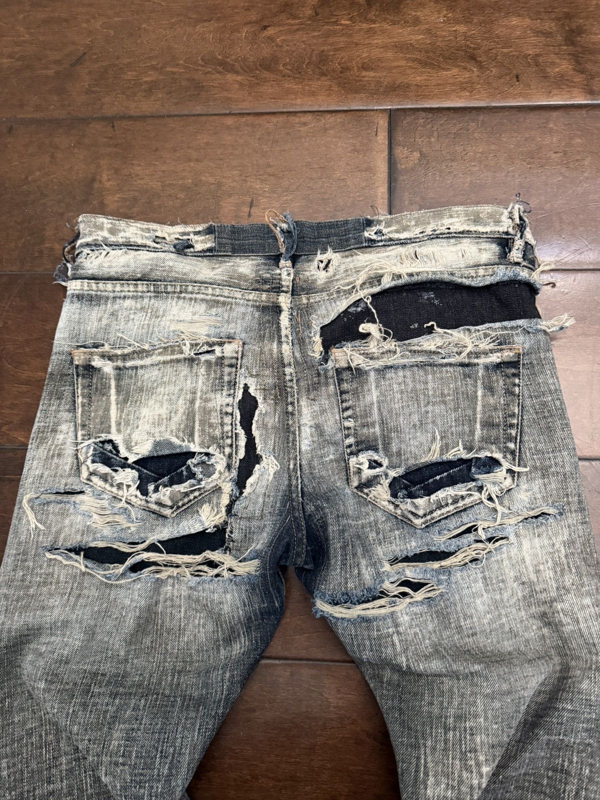 Rick Owens rick owens fw08 acid wash banana cut Size US 26 / EU 42 - 3 Thumbnail
