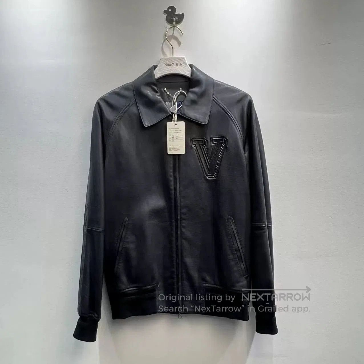 Louis Vuitton Louis Vuitton Logo Leather Jacket. Size US L / EU 52-54 / 3 - 1 Thumbnail