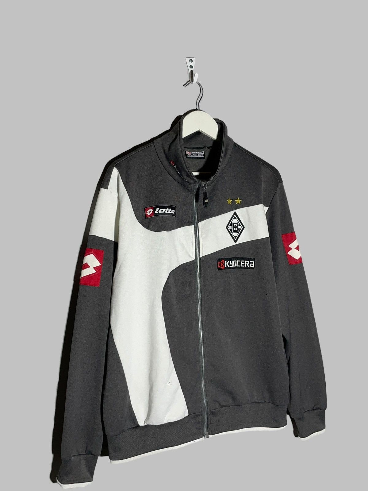 Lotto Sport × Vintage Borussia Monchengladbach Lotto Vintage Full Zip Track Top Size US XL / EU 56 / 4 - 2 Thumbnail
