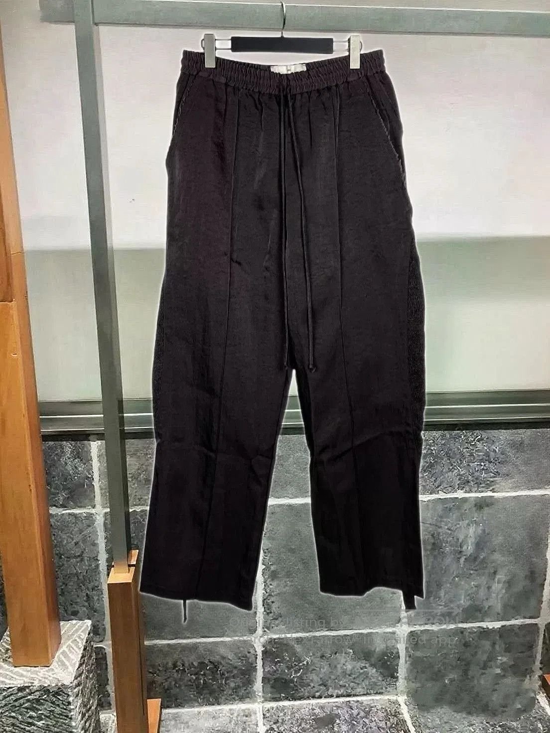 Song For The Mute sftm 24.2 TEARDROP Black Track Pants. Size US 32 / EU 48 - 1 Thumbnail