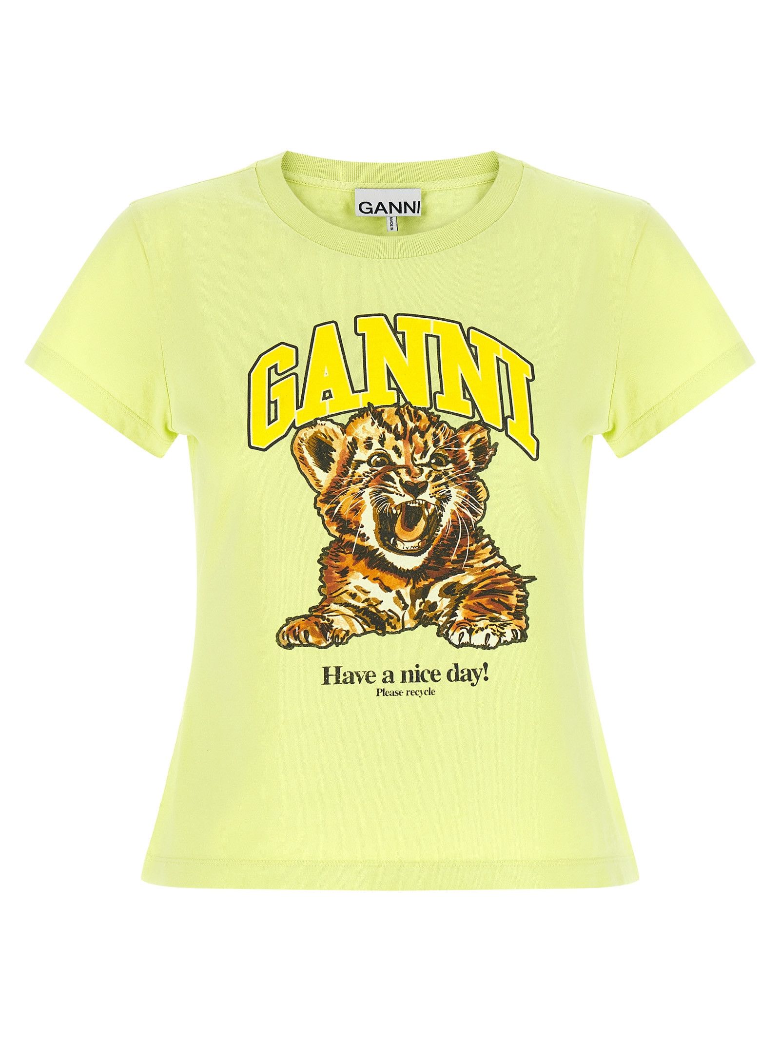 Ganni 'Tiger' T-Shirt Size XS / US 0-2 / IT 36-38 - 1 Thumbnail