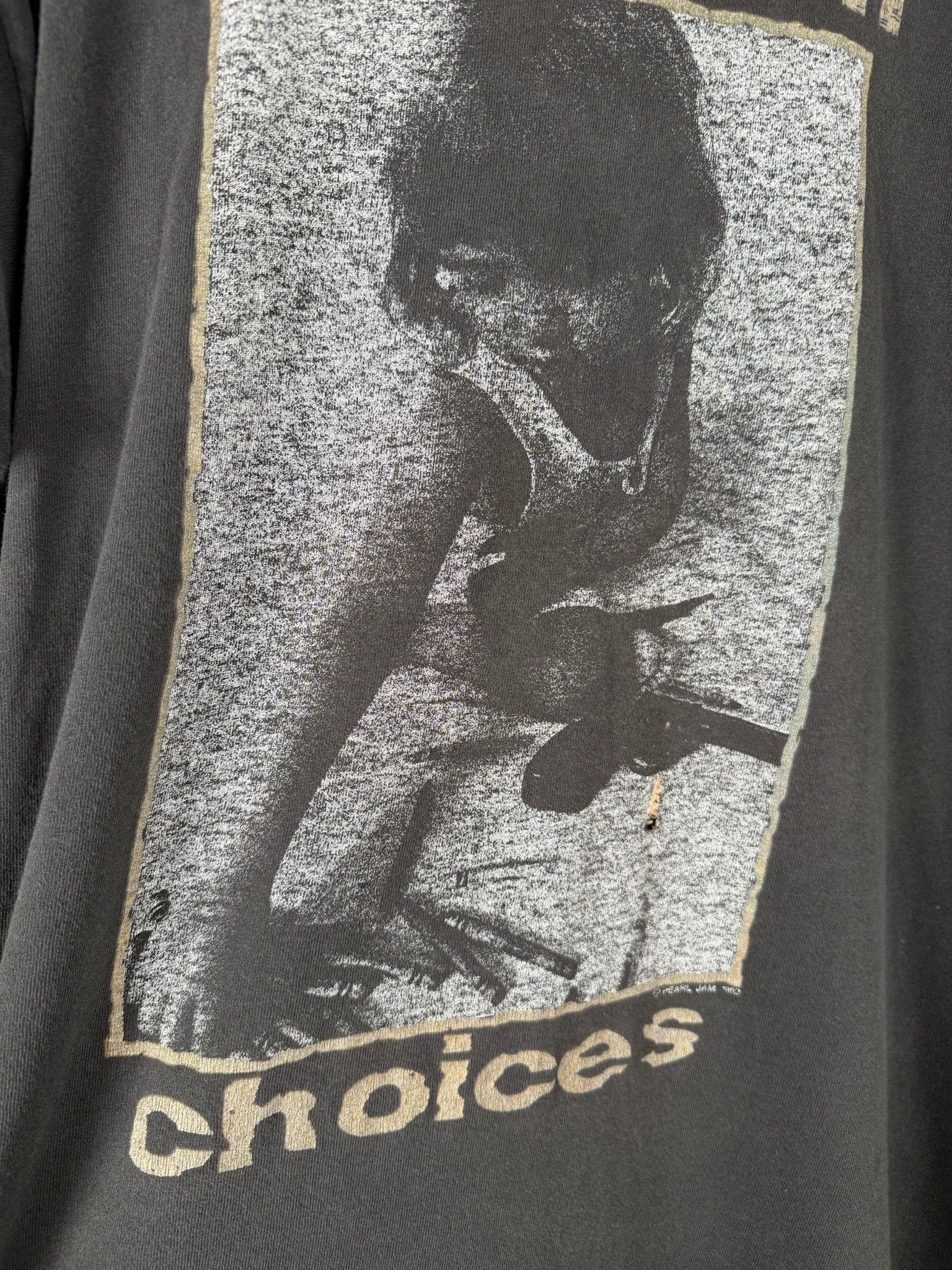 Vintage 🚭PEARL JAM ULTIMATE VINTAGE GRAIL 🚭 CHOICES T-SHIRT T Size US XL / EU 56 / 4 - 10 Thumbnail