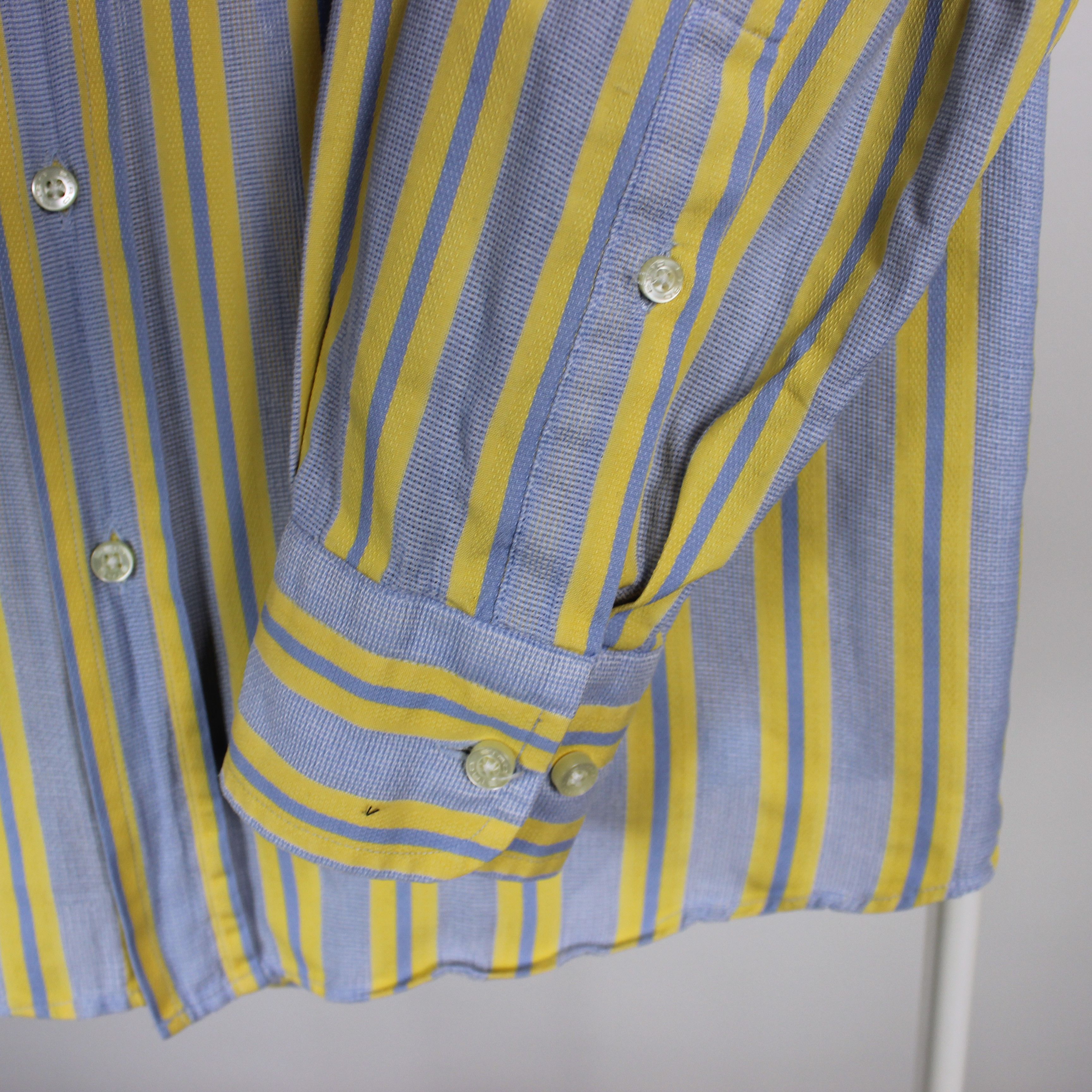 Etro Etro shirt men striped M L yellow cotton button Ups Size US L / EU 52-54 / 3 - 6 Thumbnail