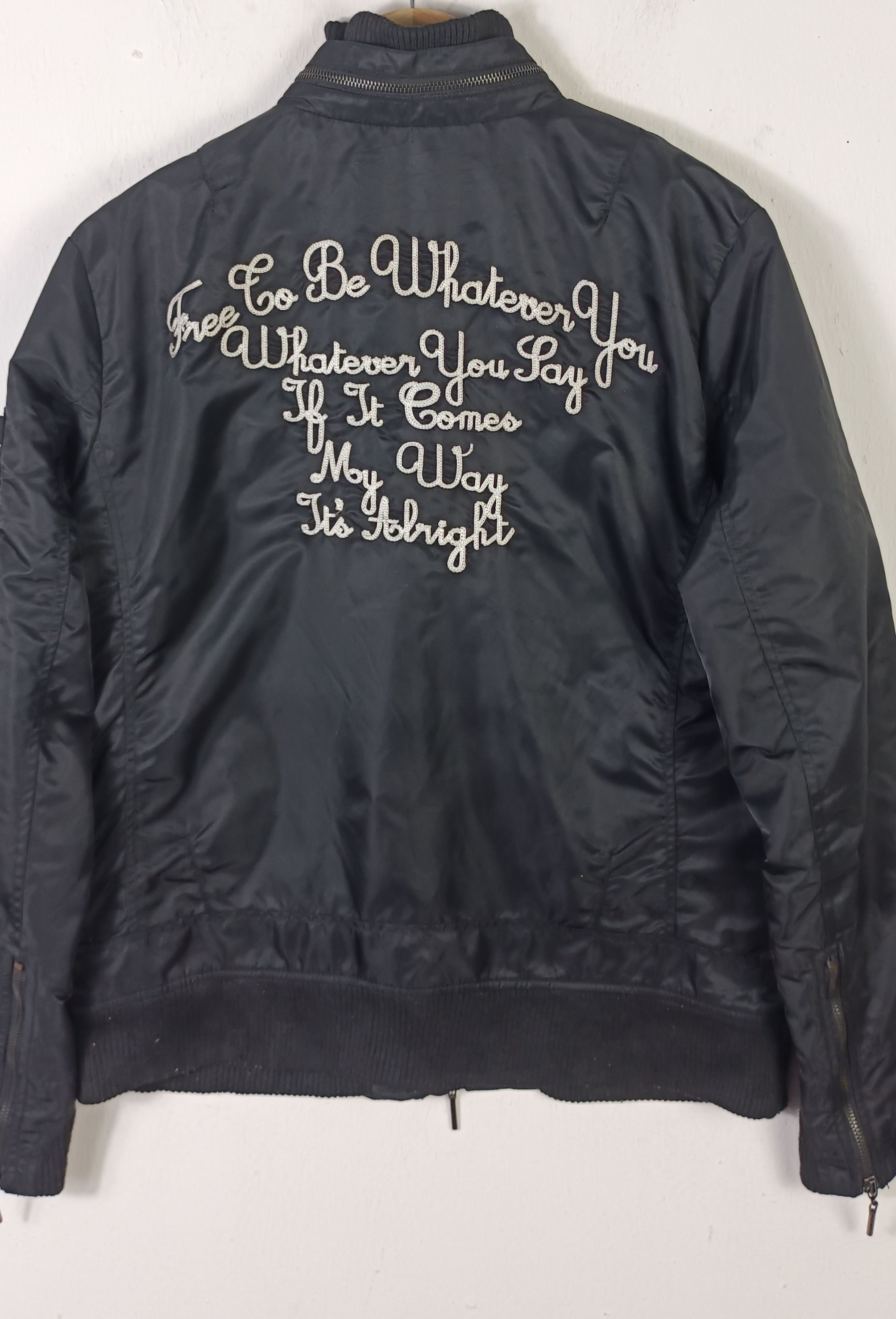 If Six Was Nine × Japanese Brand Azul by Moussy BomberJacketEmbroidery ifsixwasnine lgb style Size US L / EU 52-54 / 3 - 7 Thumbnail
