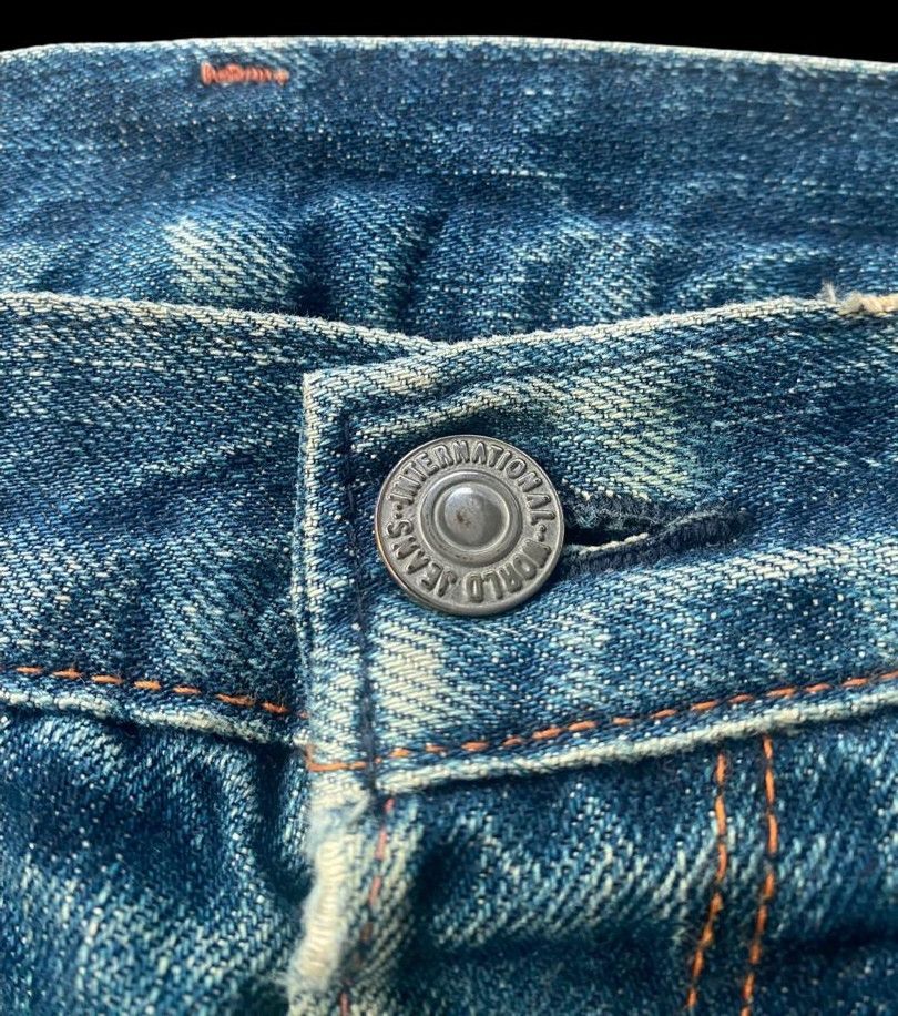 KATO 💥BEST OFFER💥VINTAGE KATO TOOL PROJECT SELVEDGE DENIM Size US 33 - 12 Thumbnail