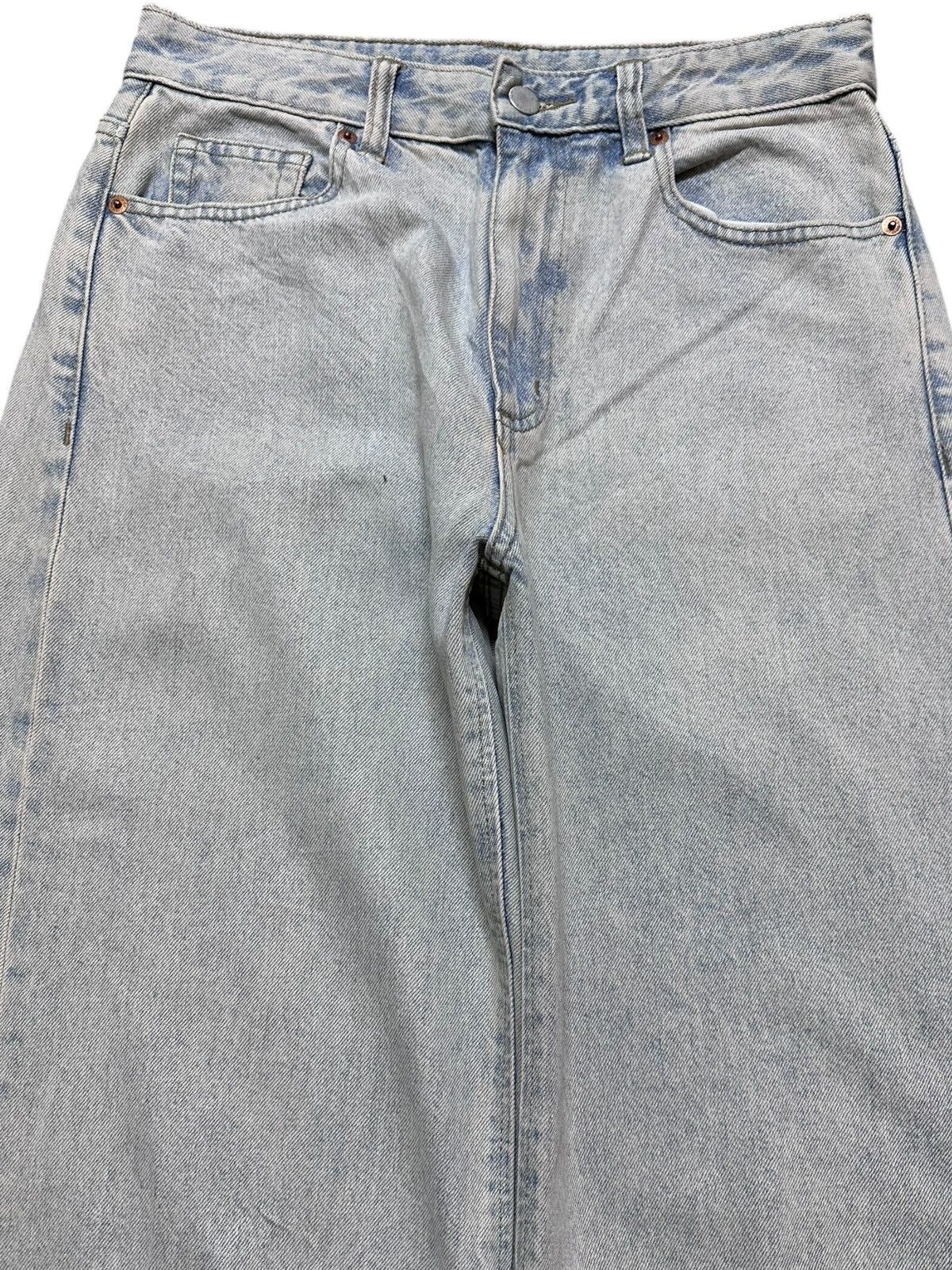 GU Vintage GU Wide Leg Baggy Faded Skater Denim Size US 28 / EU 44 - 2 Thumbnail