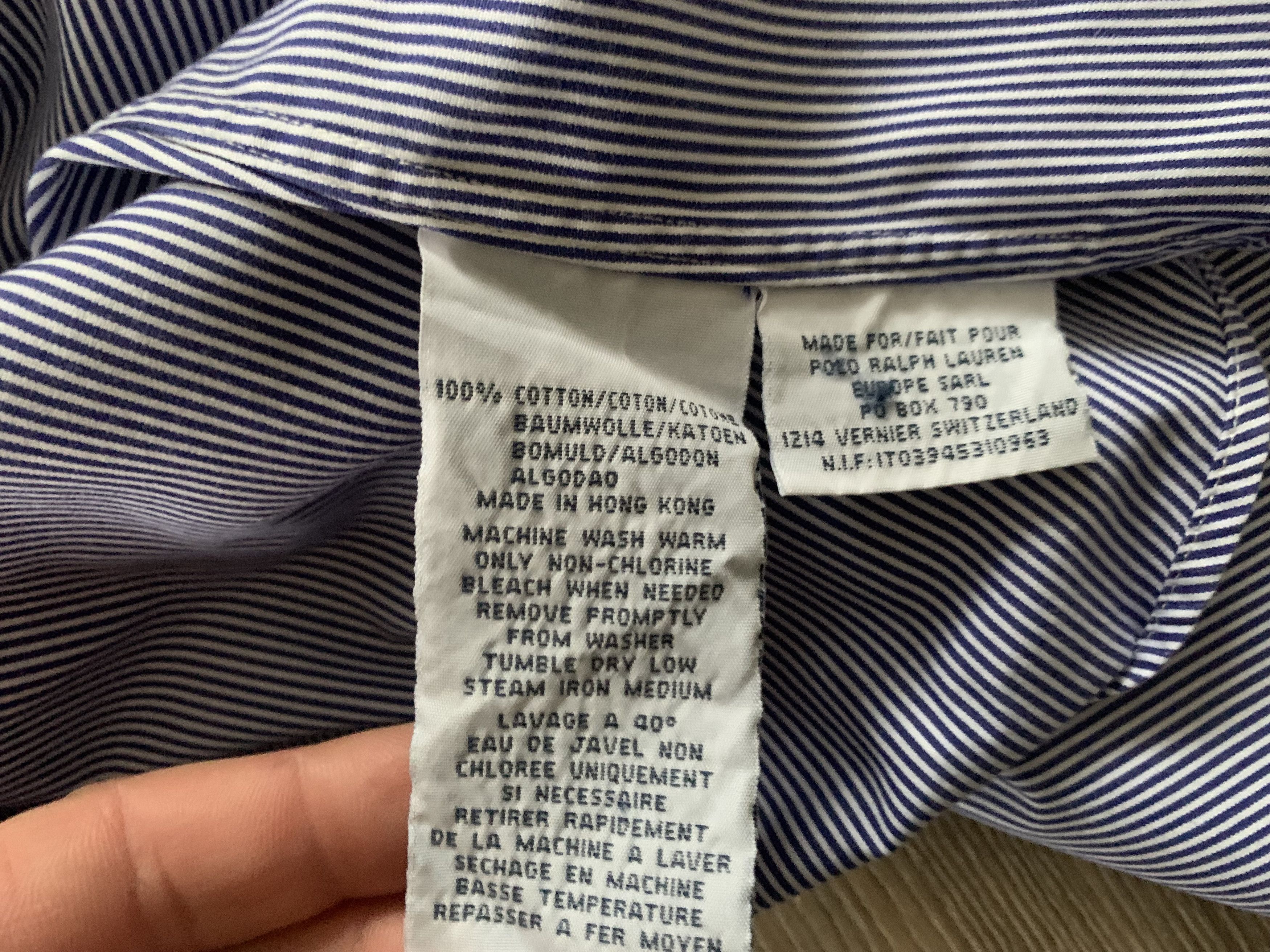Polo Ralph Lauren Polo Ralph Lauren Regent Custom Fit Striped Formal Shirt Size US L / EU 52-54 / 3 - 7 Thumbnail