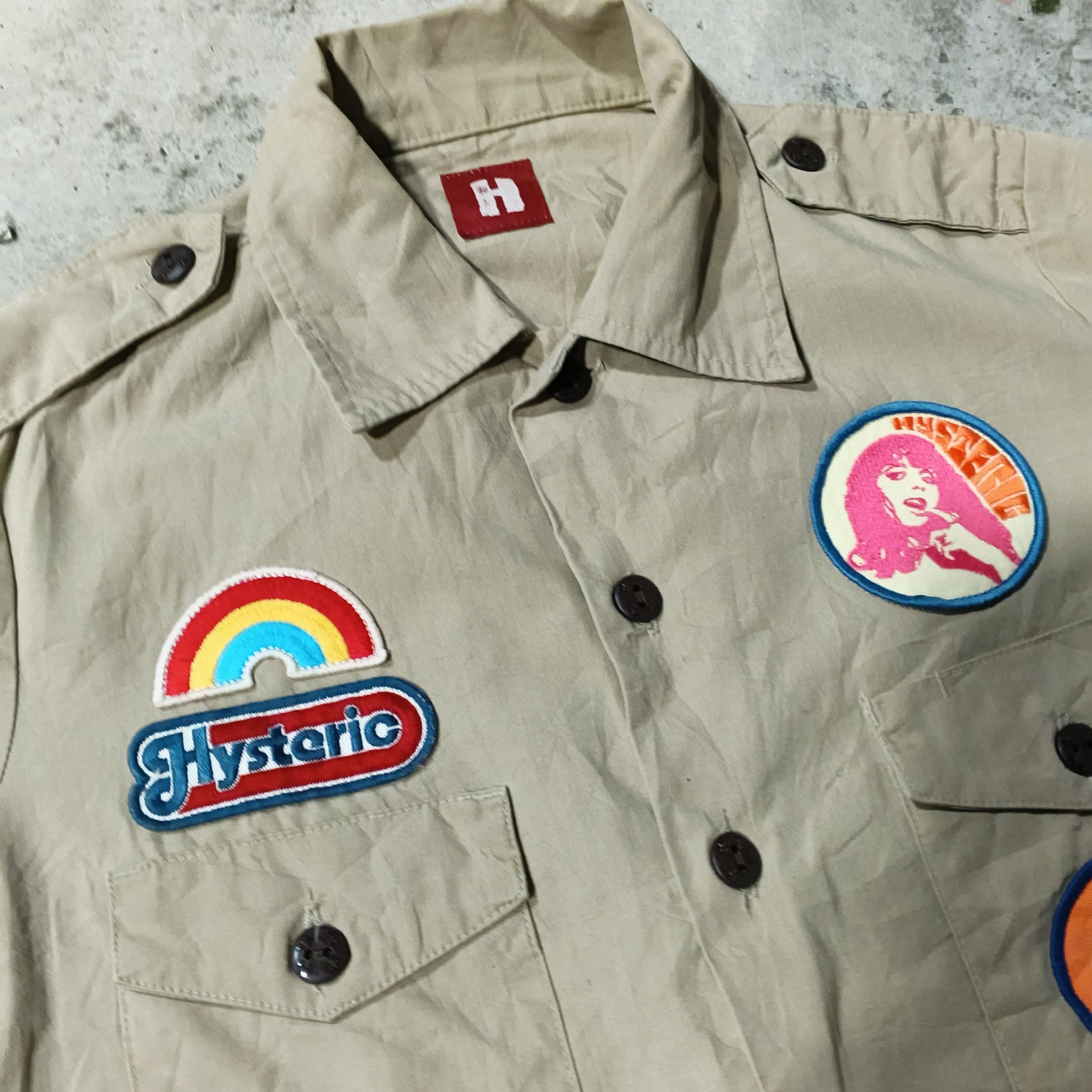 Hysteric Glamour Vintage Hysteric Glamour Scout Workshirt Hysteric Glamour Size US S / EU 44-46 / 1 - 2 Thumbnail