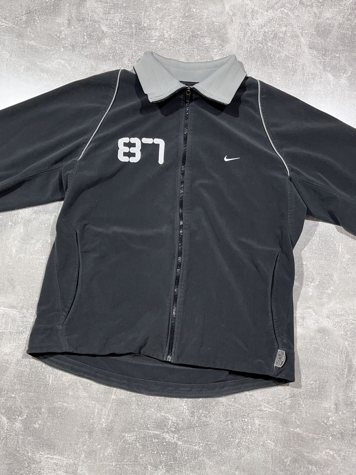 Nike × Vintage Vintage Nike Air Fleece Jacket Swoosh Y2k Japan Style Size US L / EU 52-54 / 3 - 5 Thumbnail