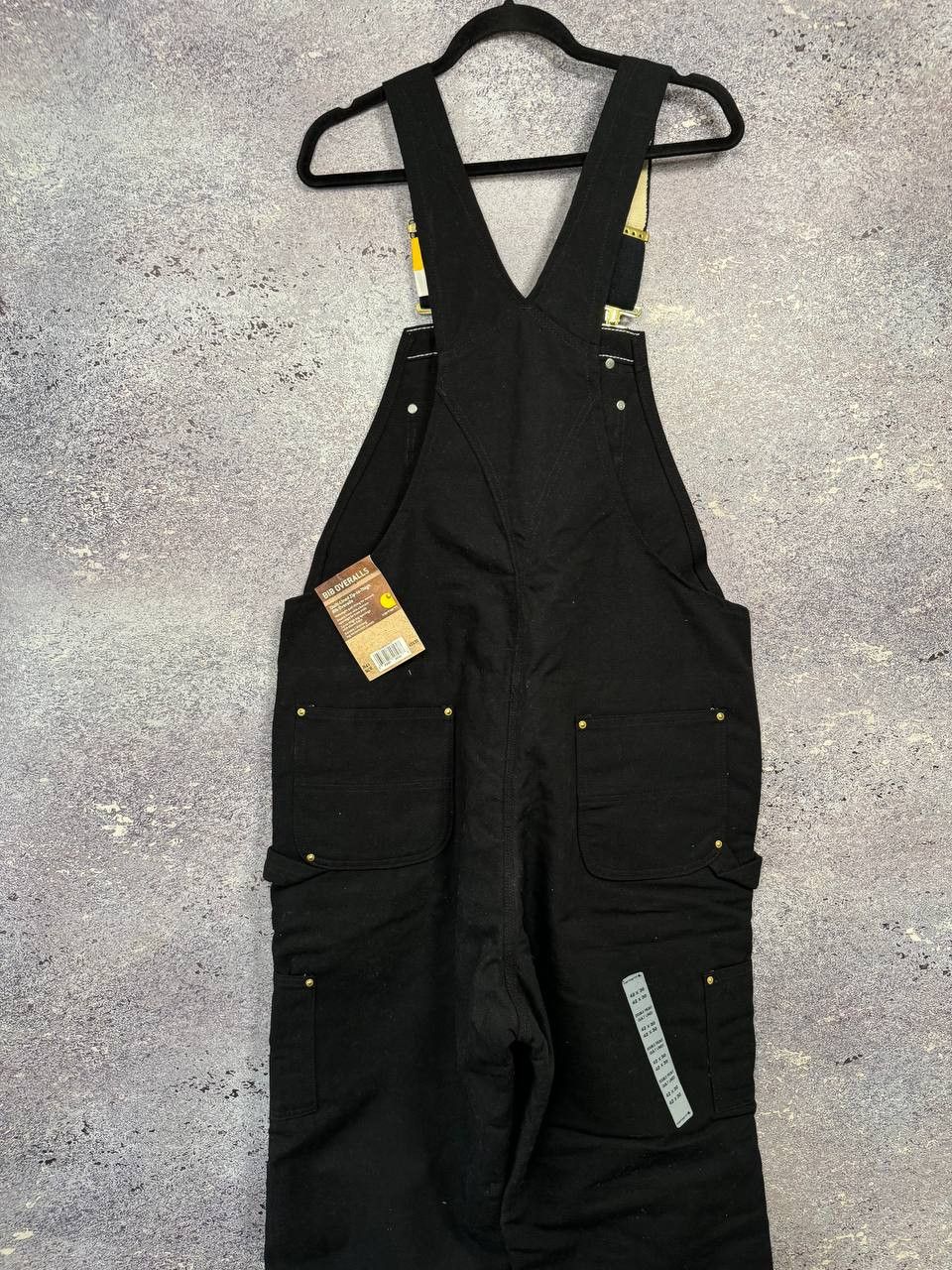Carhartt NWT CARHARTT Double Knee Overall Black Fit 42x30 Size US 42 / EU 58 - 12 Thumbnail