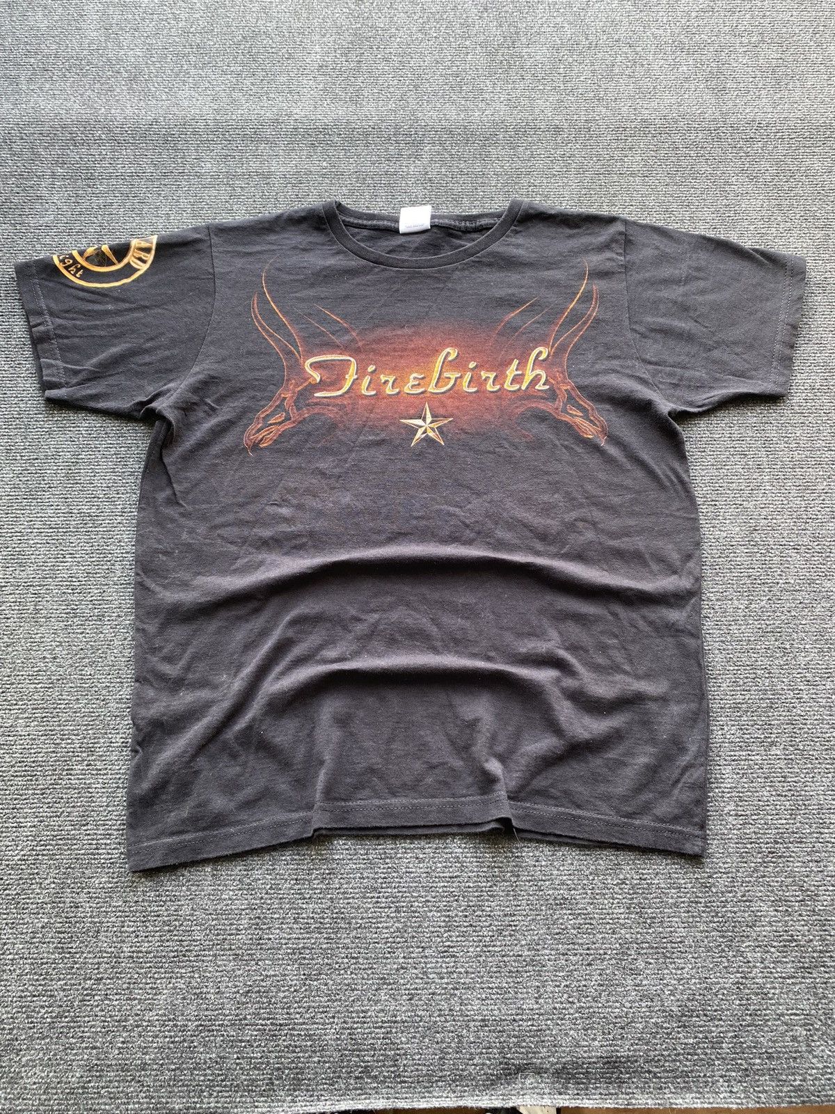 Band Tees 🔥00s Vntg Firebirth Gotthard Faded black tee mens M Size US M / EU 48-50 / 2 - 1 Thumbnail