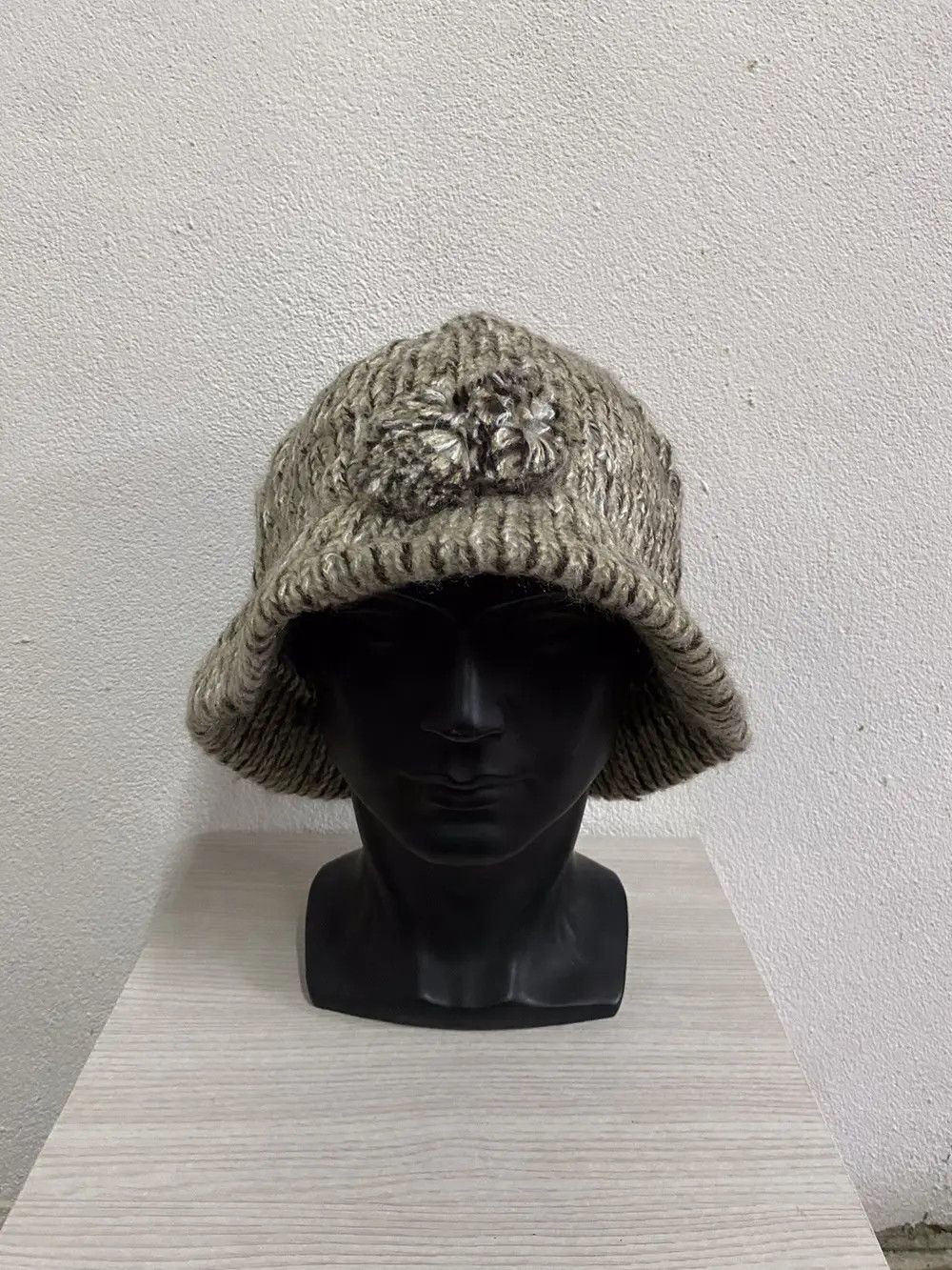 Japanese Brand Japanese Brand Knit Bucket Hat Size ONE SIZE - 2 Thumbnail