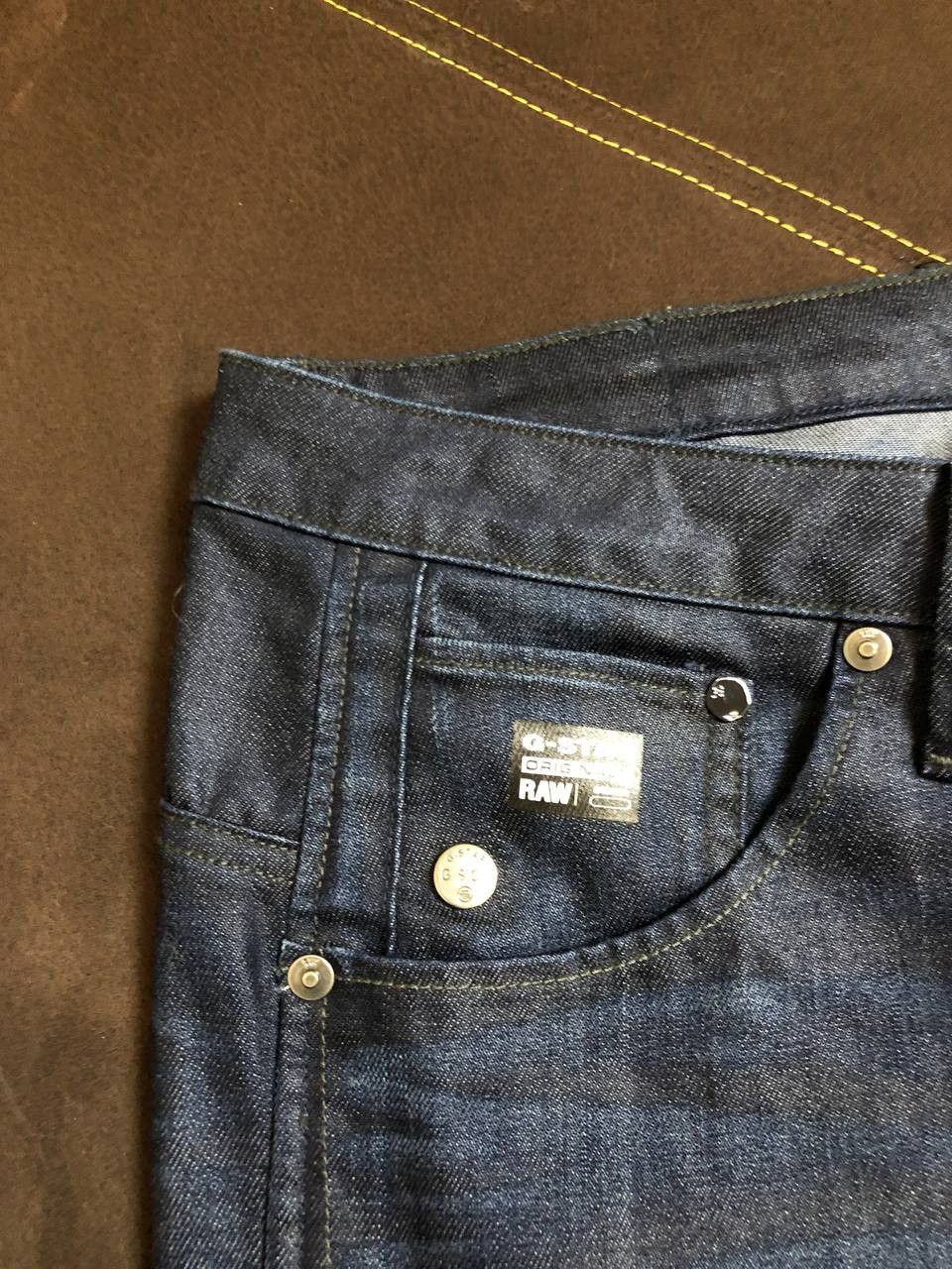 G-Star Mens G-STAR Arc Loose Tapered Dark Blue Jeans Size US 27 - 10 Thumbnail