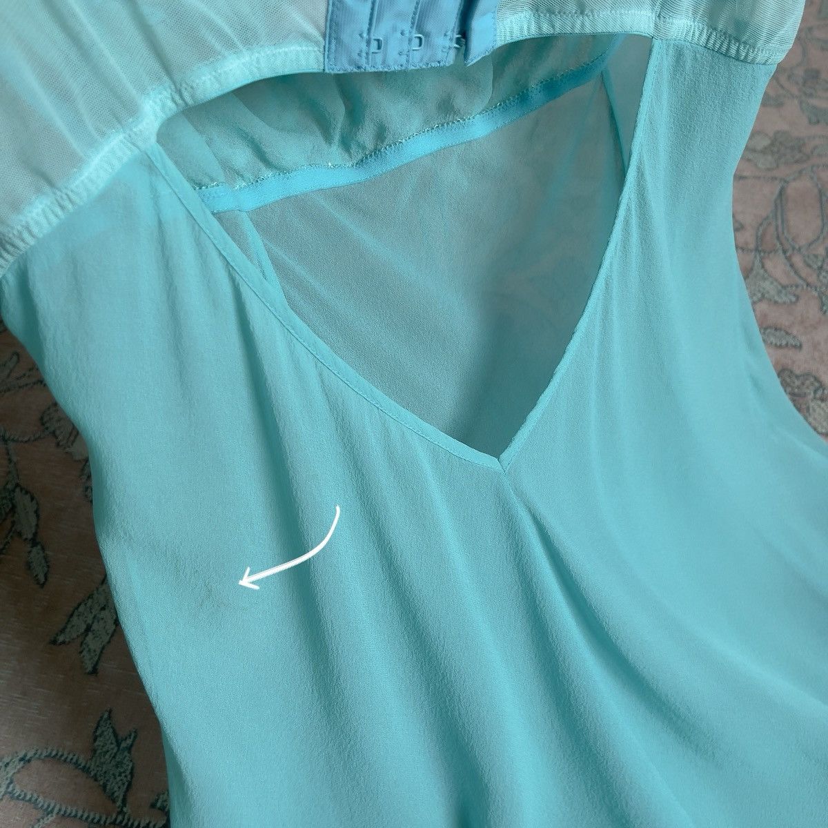 Victoria's Secret Victoria’s Secret Blue Silk Mini Slip Dress (M) Size M / US 6-8 / IT 42-44 - 12 Thumbnail