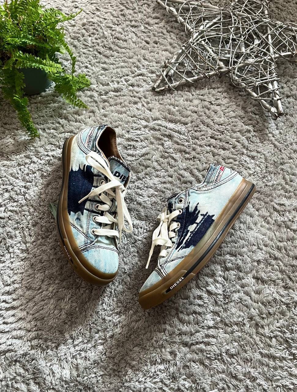 Diesel × Vintage Diesel Sneakers Streetwear Vintage Avant Garde Archive Rare Size US 8.5 / IT 38.5 - 2 Thumbnail