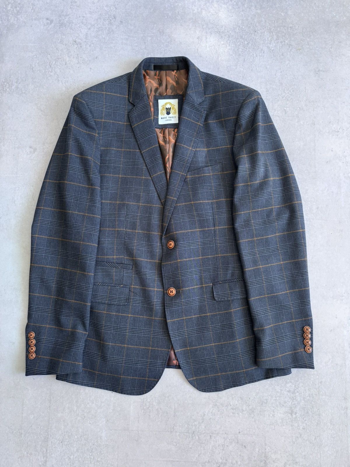 Other Marc Darcy Jenson Wool Classic Suit Set 3-Piece Size M Size 34R - 2 Thumbnail
