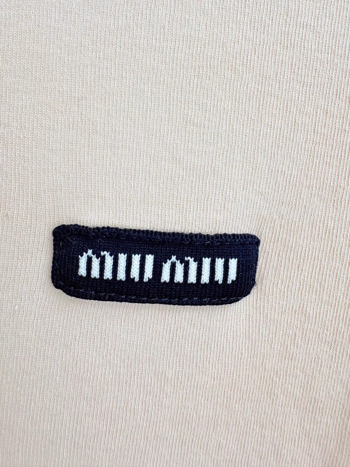 Miu Miu MIUMIU Cropped Short Sleeve Size XS / US 0-2 / IT 36-38 - 3 Thumbnail