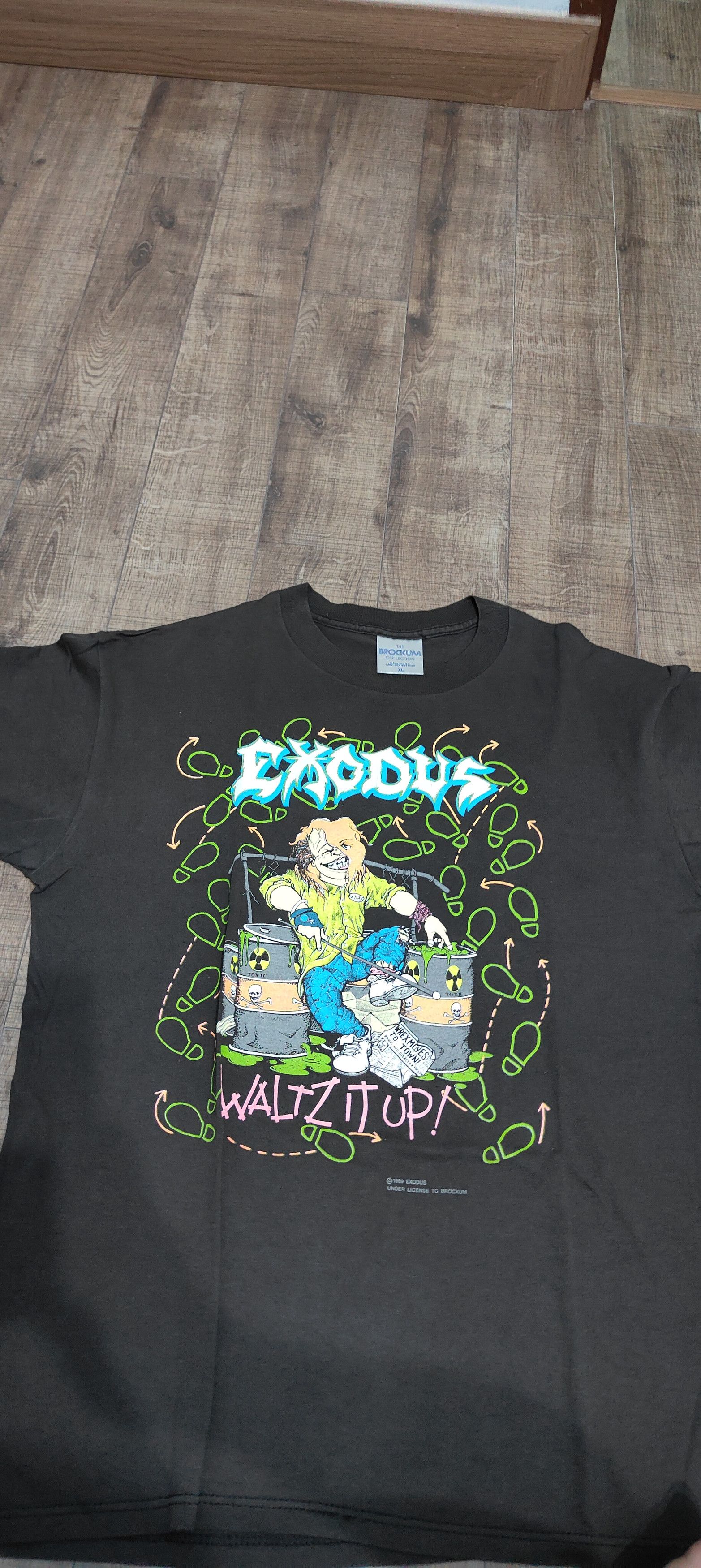 Vintage Exodus waltz it up 1989 Size US XL / EU 56 / 4 - 1 Thumbnail
