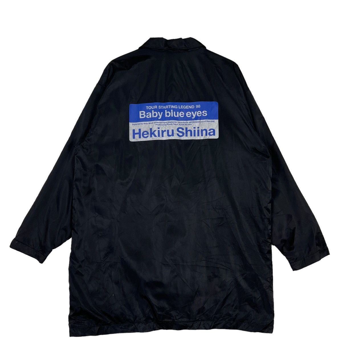 Japanese Brand 🔥 VINTAGE HEKIRU SHIINA BABY BLUE EYES TOUR LEGEND 1998 Size US L / EU 52-54 / 3 - 2 Thumbnail